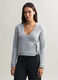 Cardigan Fitted incrociato stretch donna_0