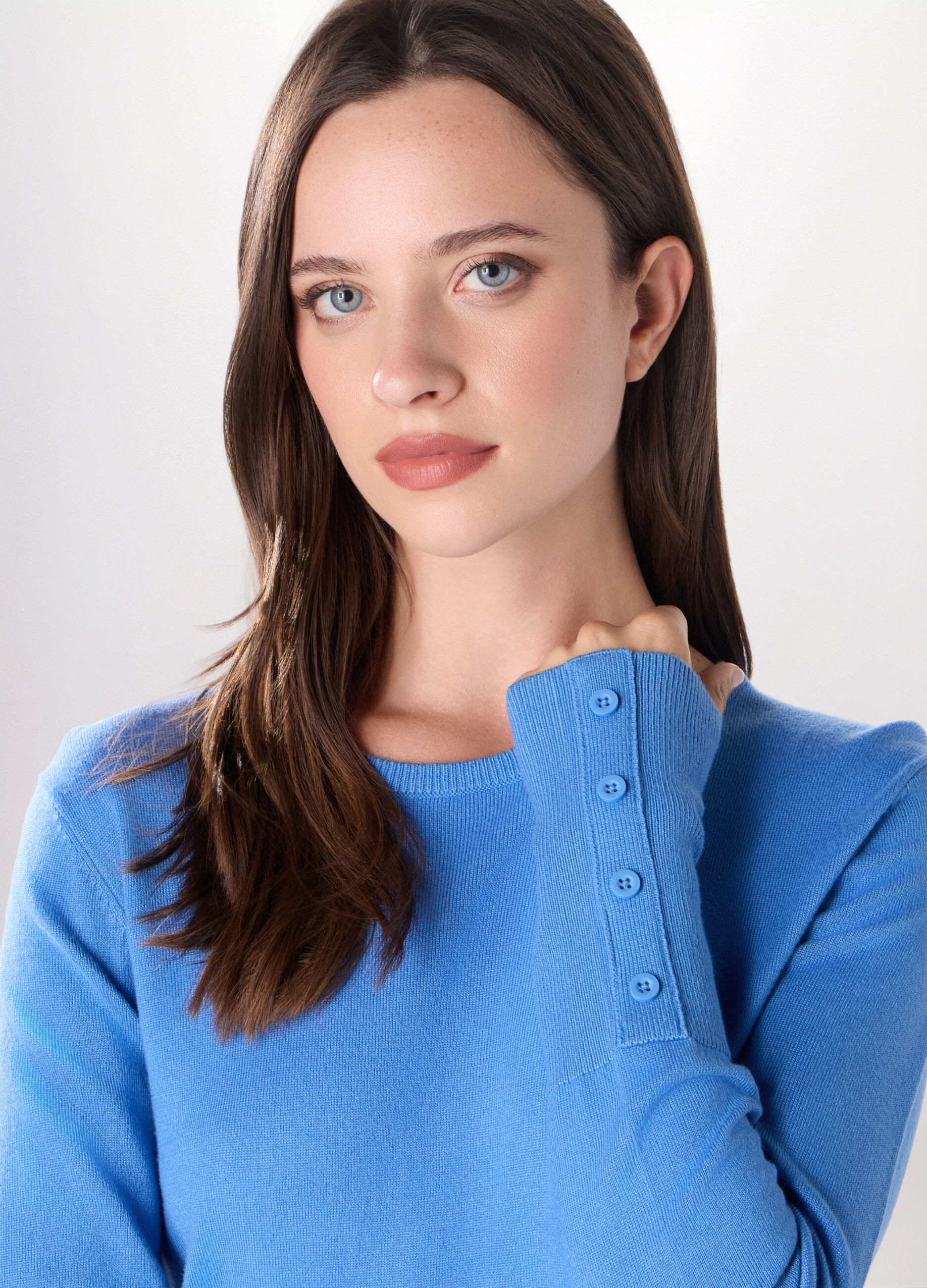 Pullover misto viscosa donna_2