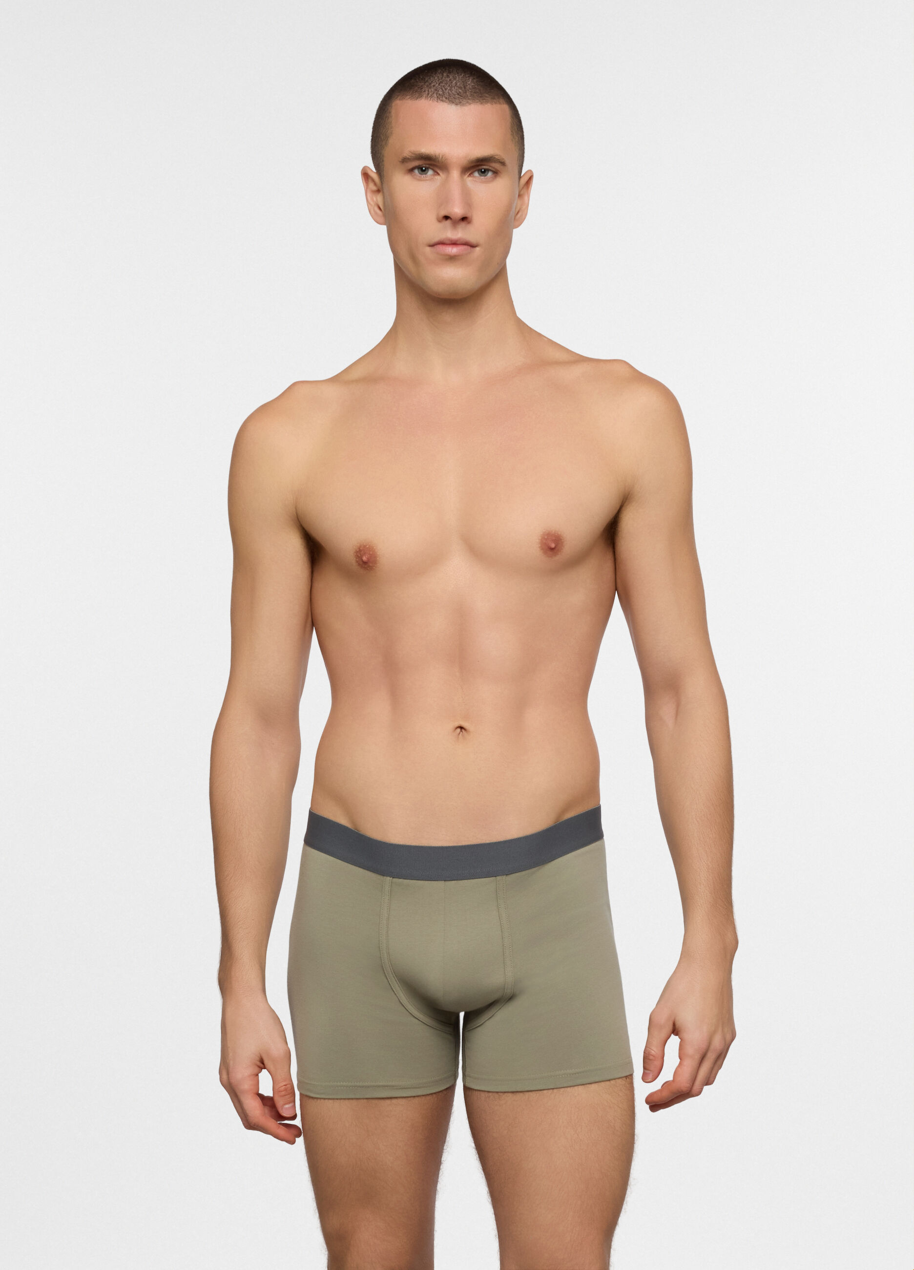 Boxer lunghi in jersey di cotone uomo_0