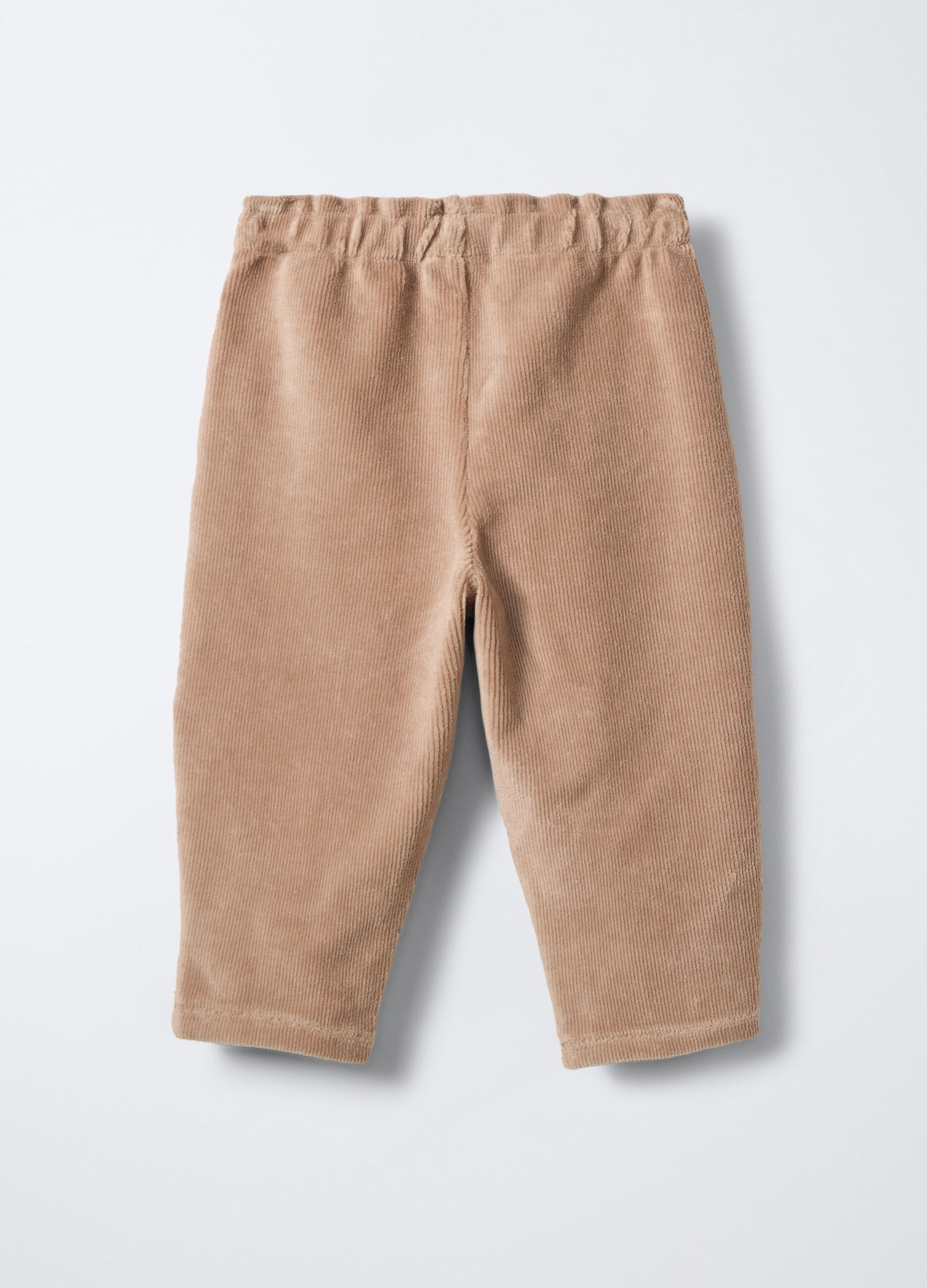 Jogger Fit Regular in misto cotone velour bimba_1