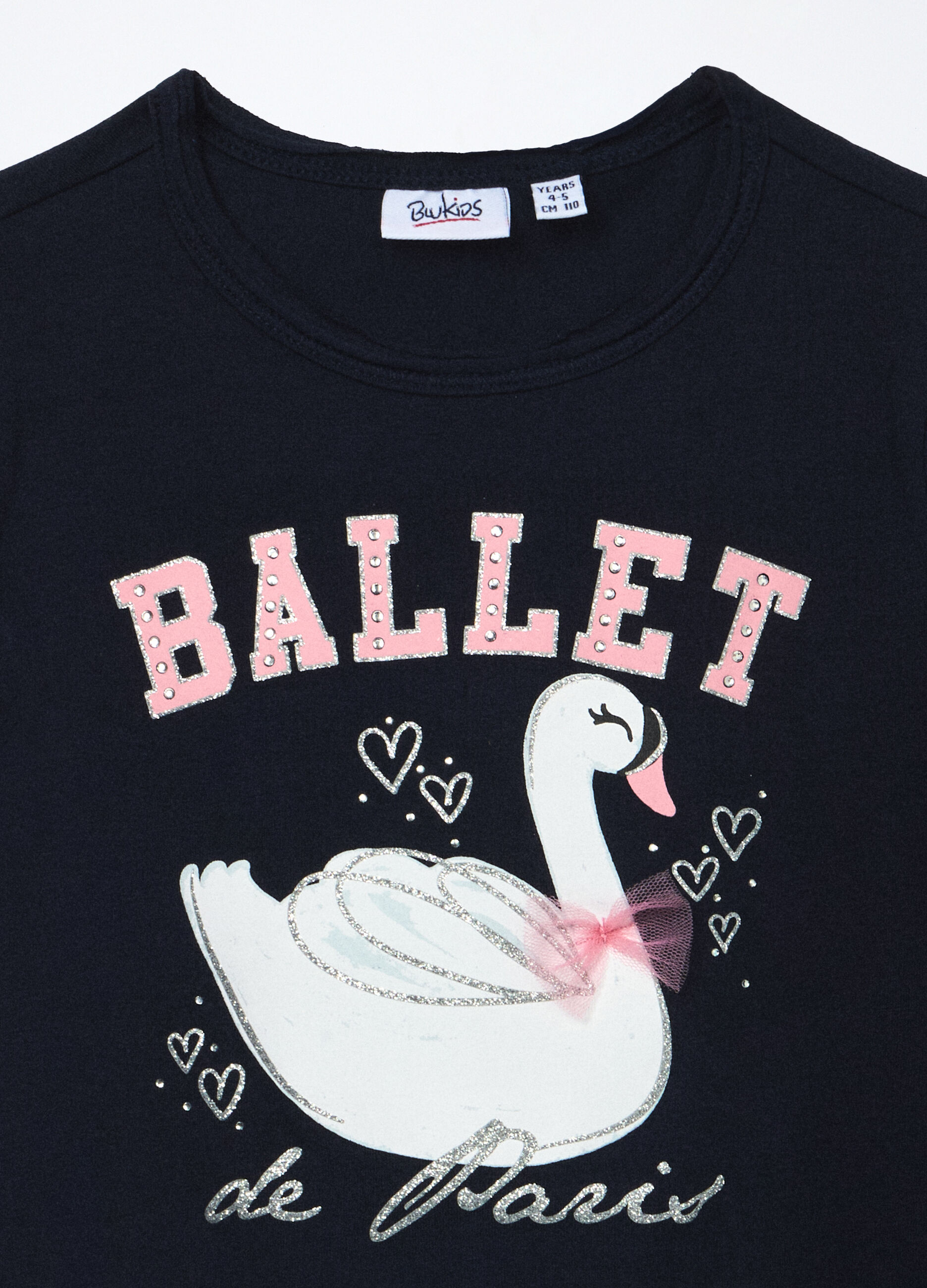 T-shirt in jersey di cotone stretch bambina_2