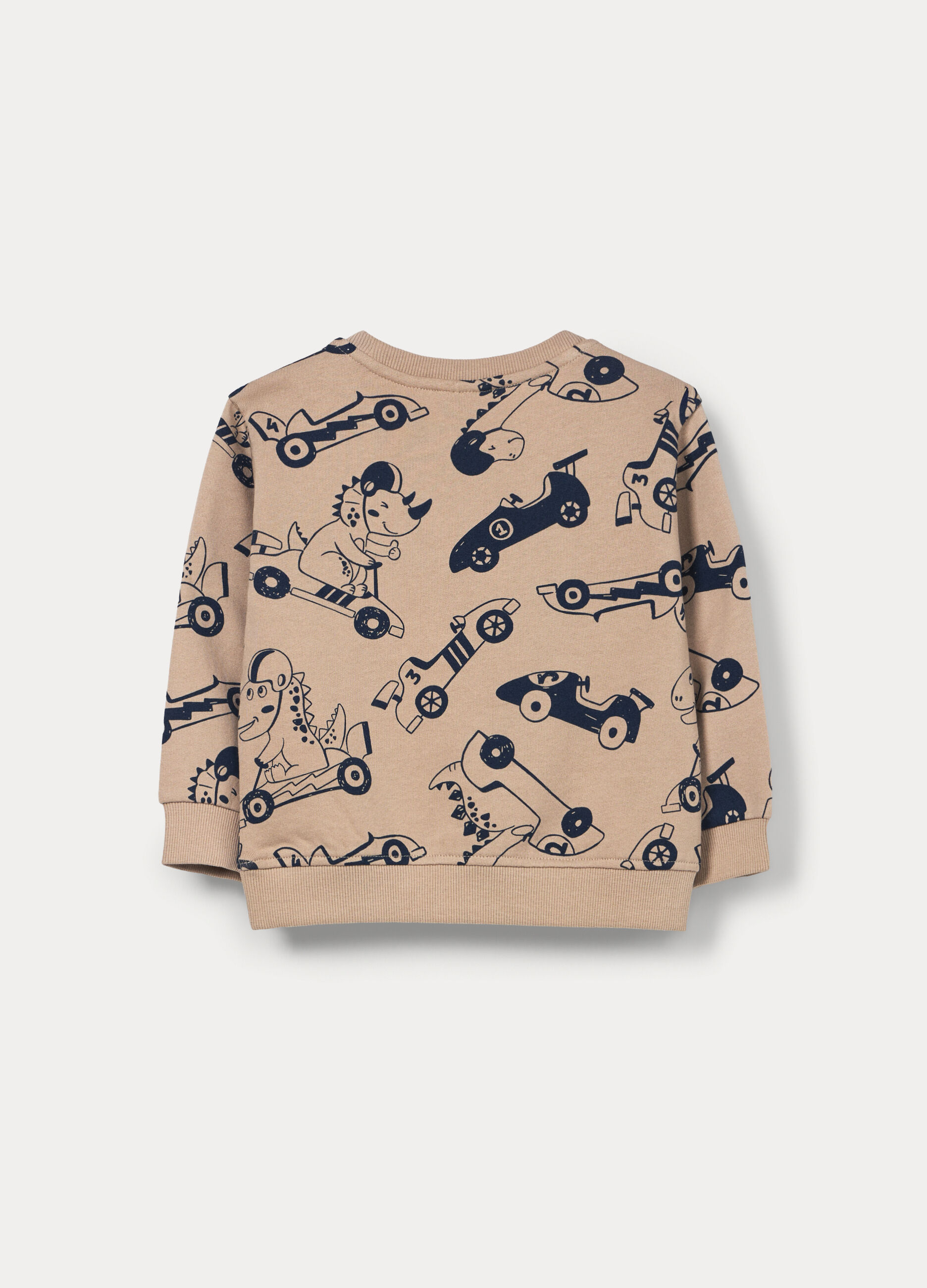 Felpa in french terry di puro cotone bimbo_1