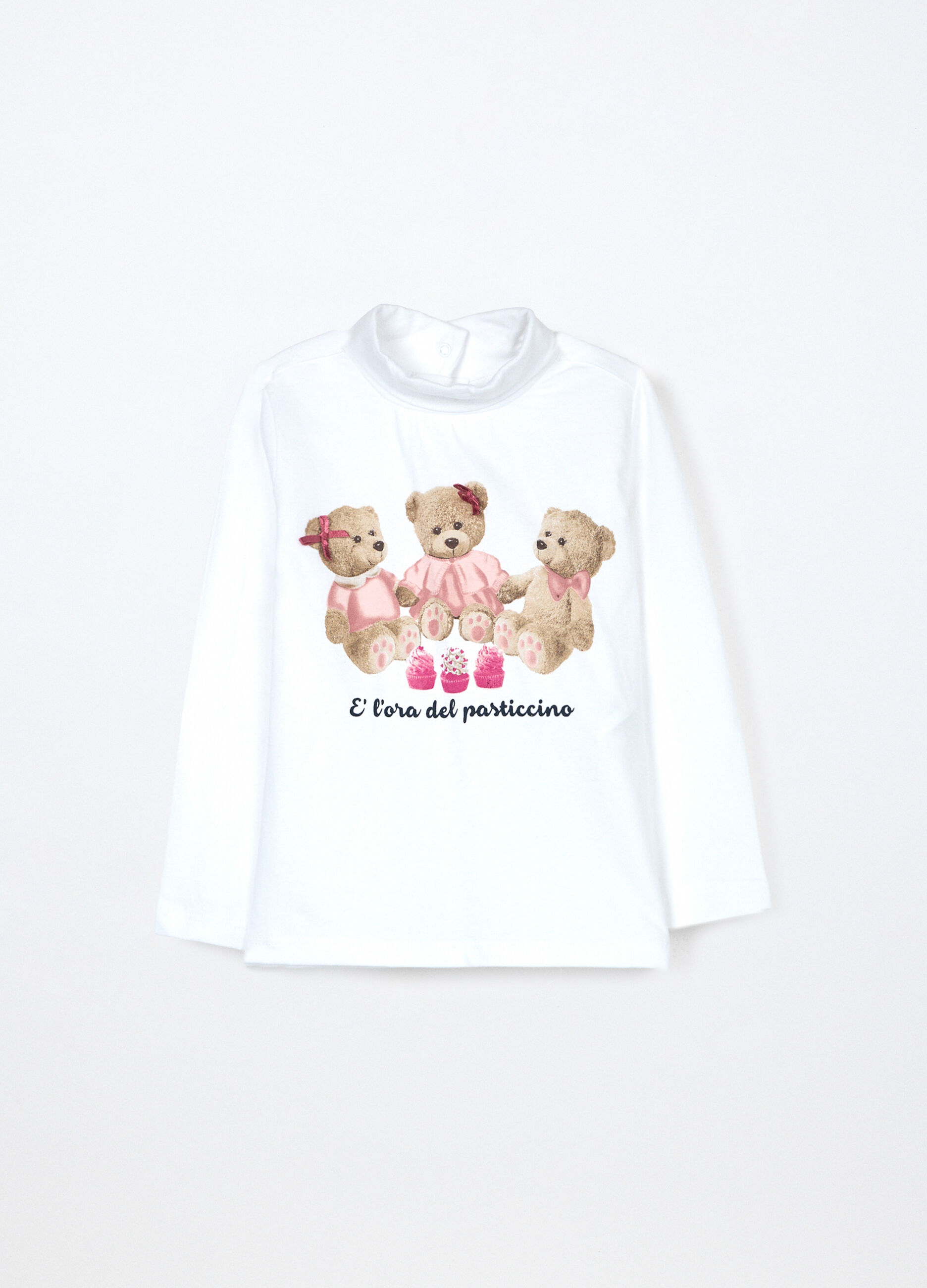 Lupetto in jersey di cotone stretch neonata_0