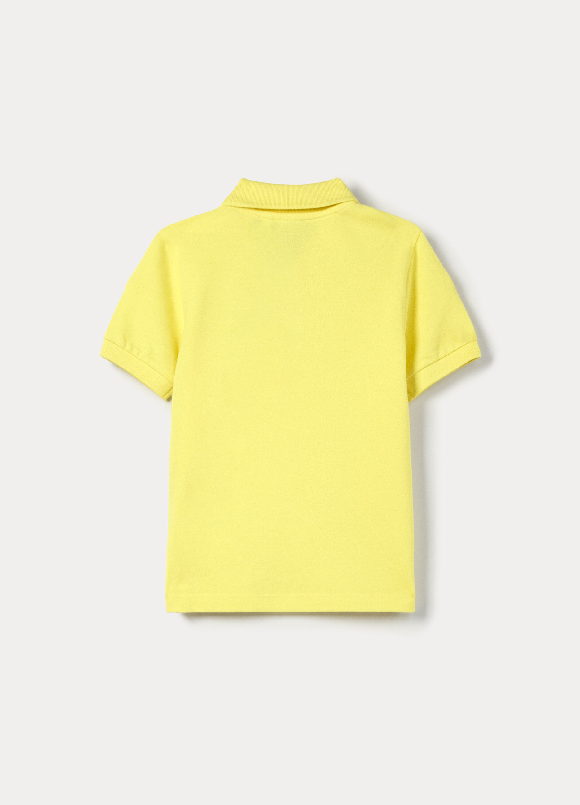 Polo in puro cotone piquet bambino_1