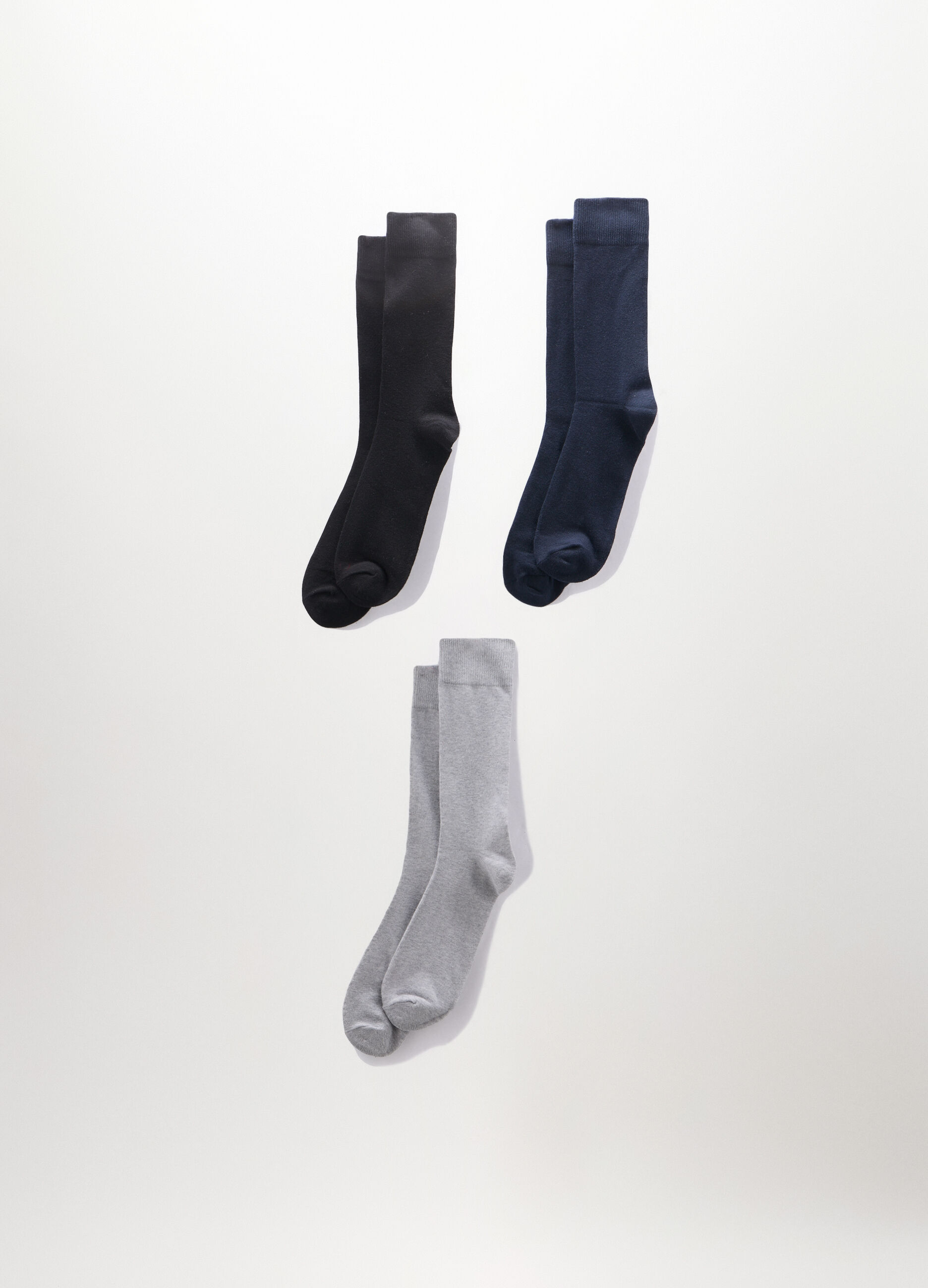 3 pack calze corte in cotone stretch uomo_0