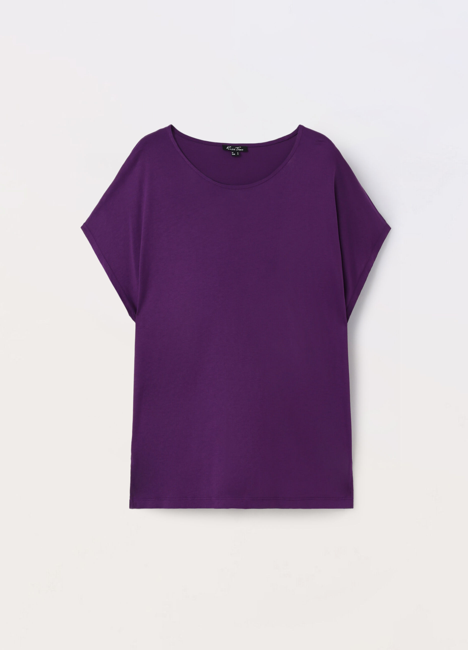 T-shirt in jersey di pura viscosa donna curvy_0