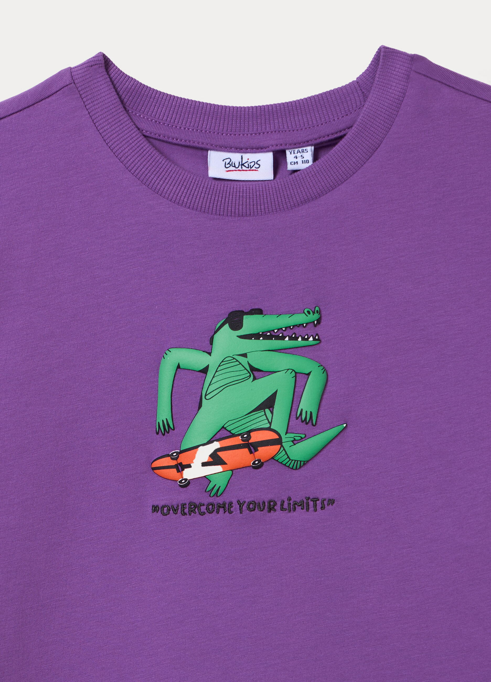 T-shirt girocollo in jersey di puro cotone bambino_2