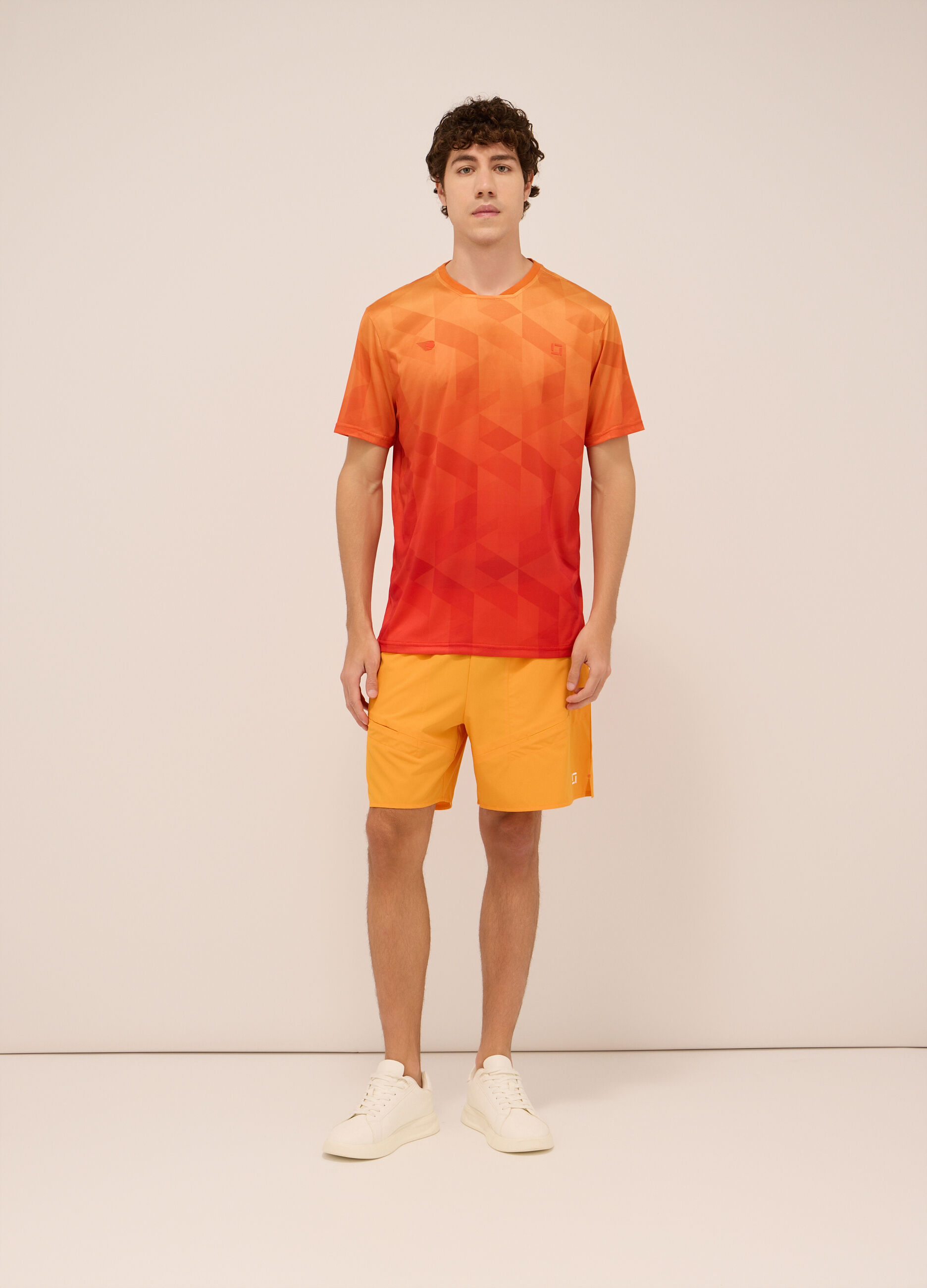 Pantaloncino sportivo in jersey stretch uomo_0