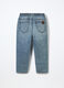 Jogger in denim misto cotone bambino_1