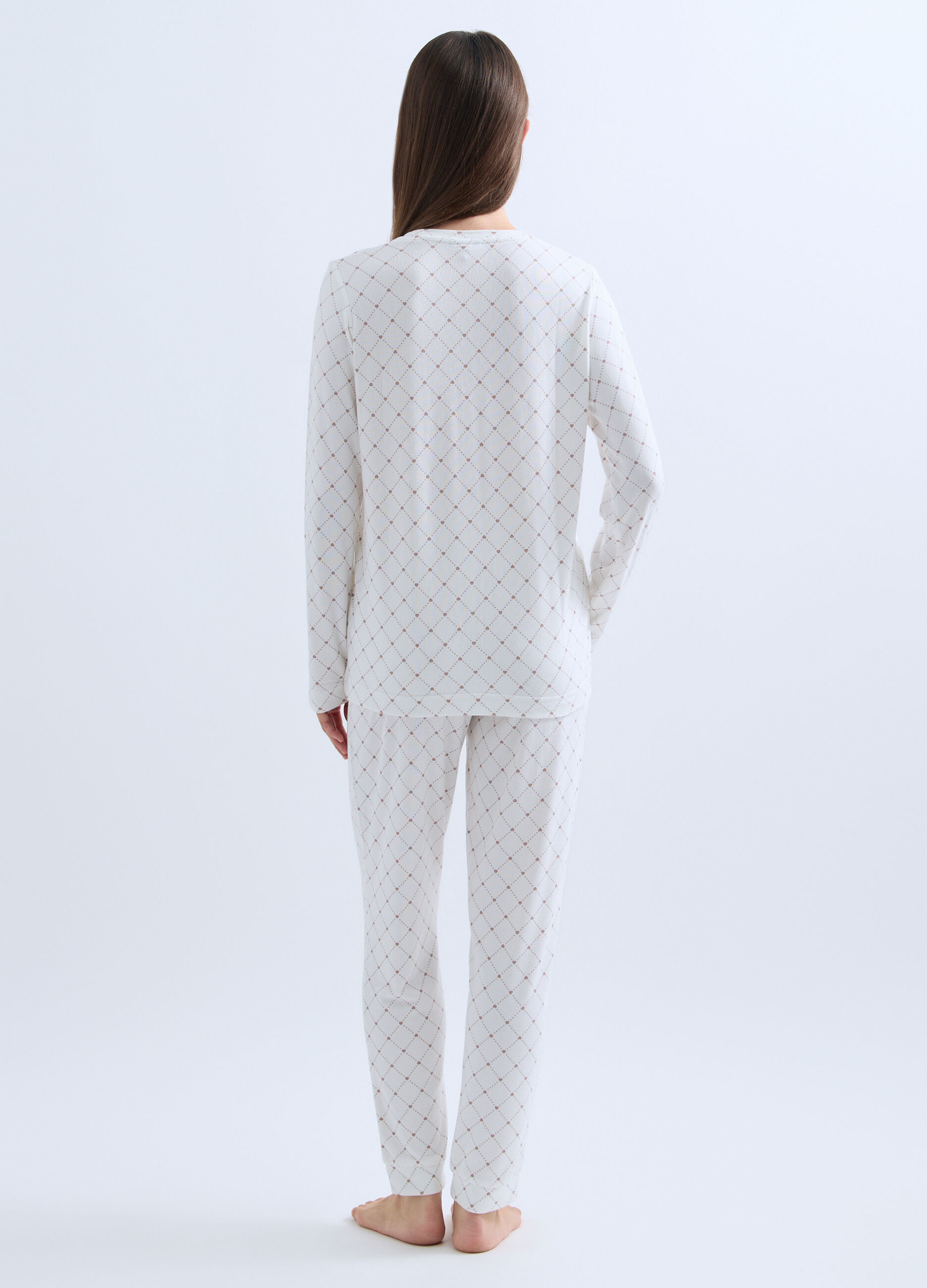 Set pigiama lungo stretch donna_1