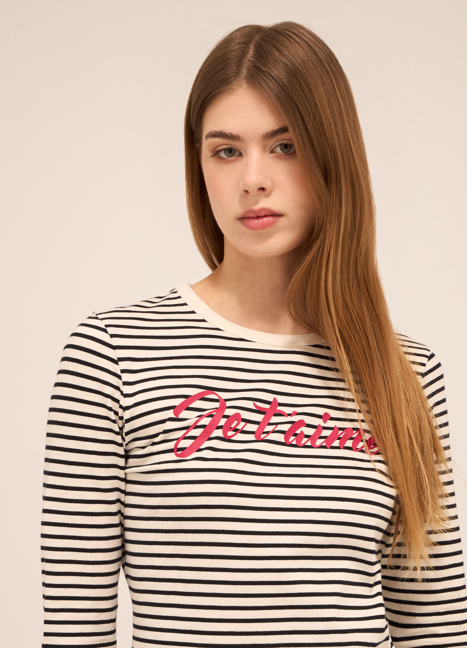 T-shirt in puro cotone donna_2