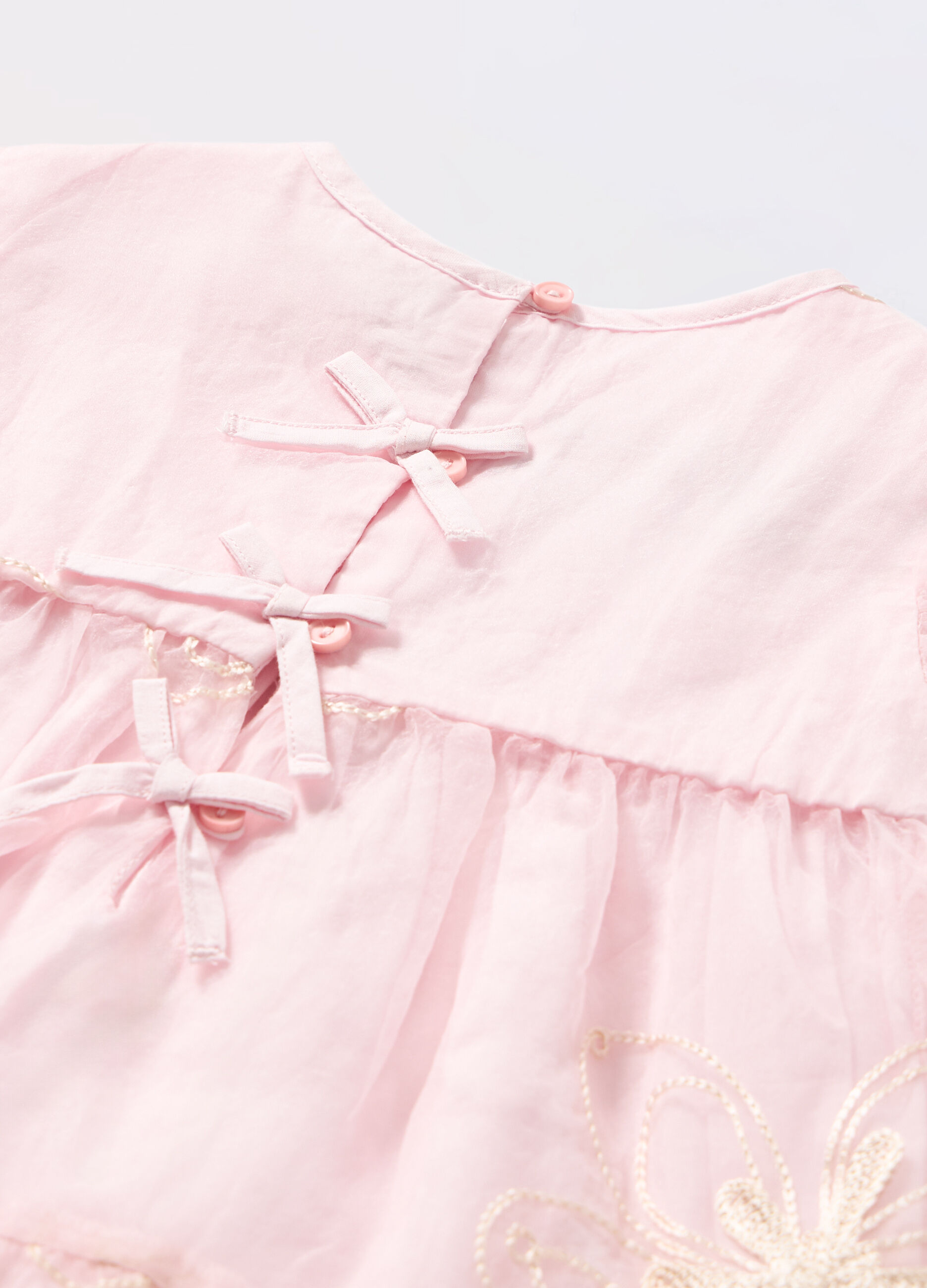 Vestito in organza con ricami neonata_1