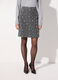 Gonna corta in boucl&eacute; di misto lana donna_1