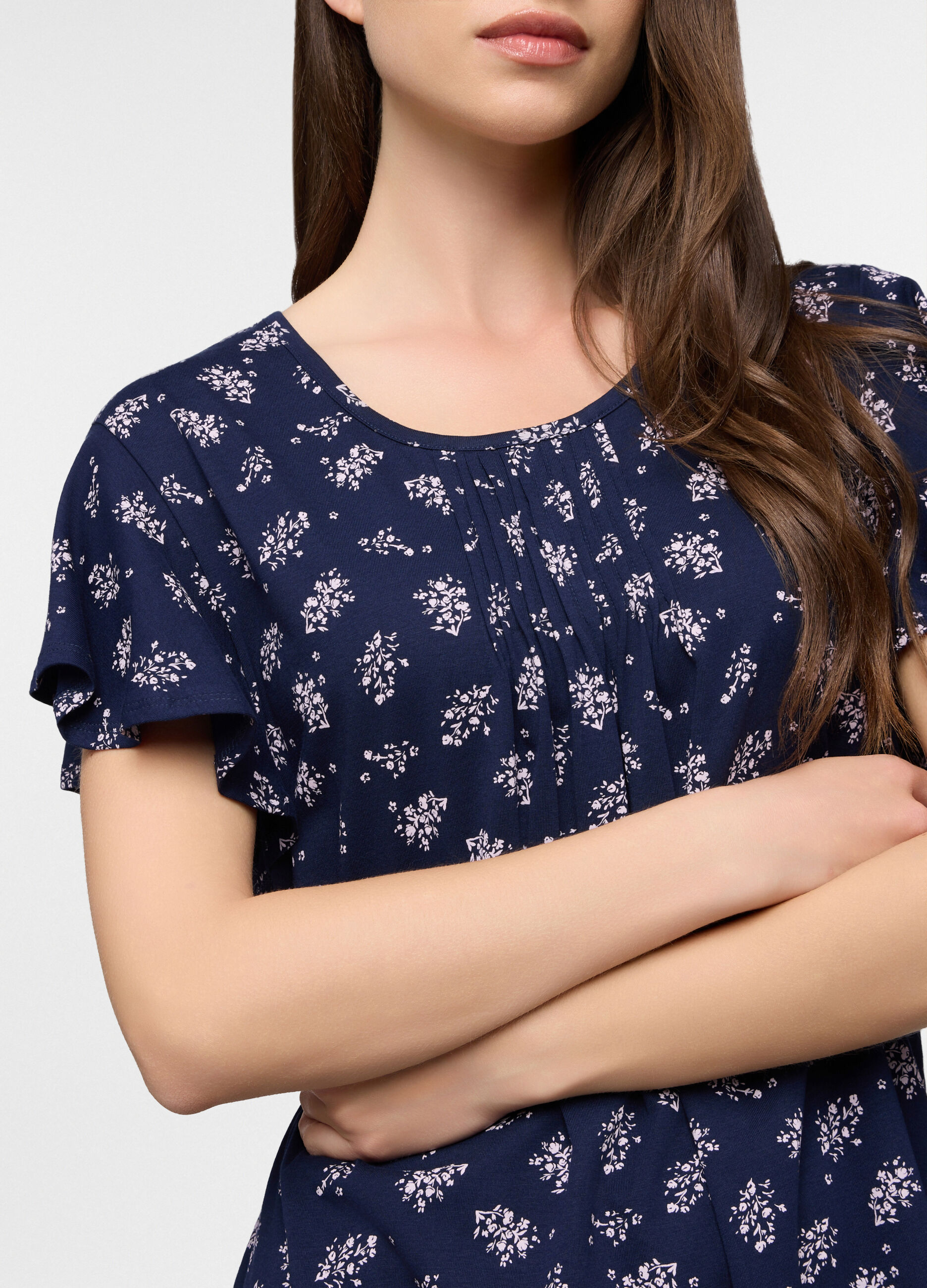Top pigiama in jersey di puro cotone donna_2