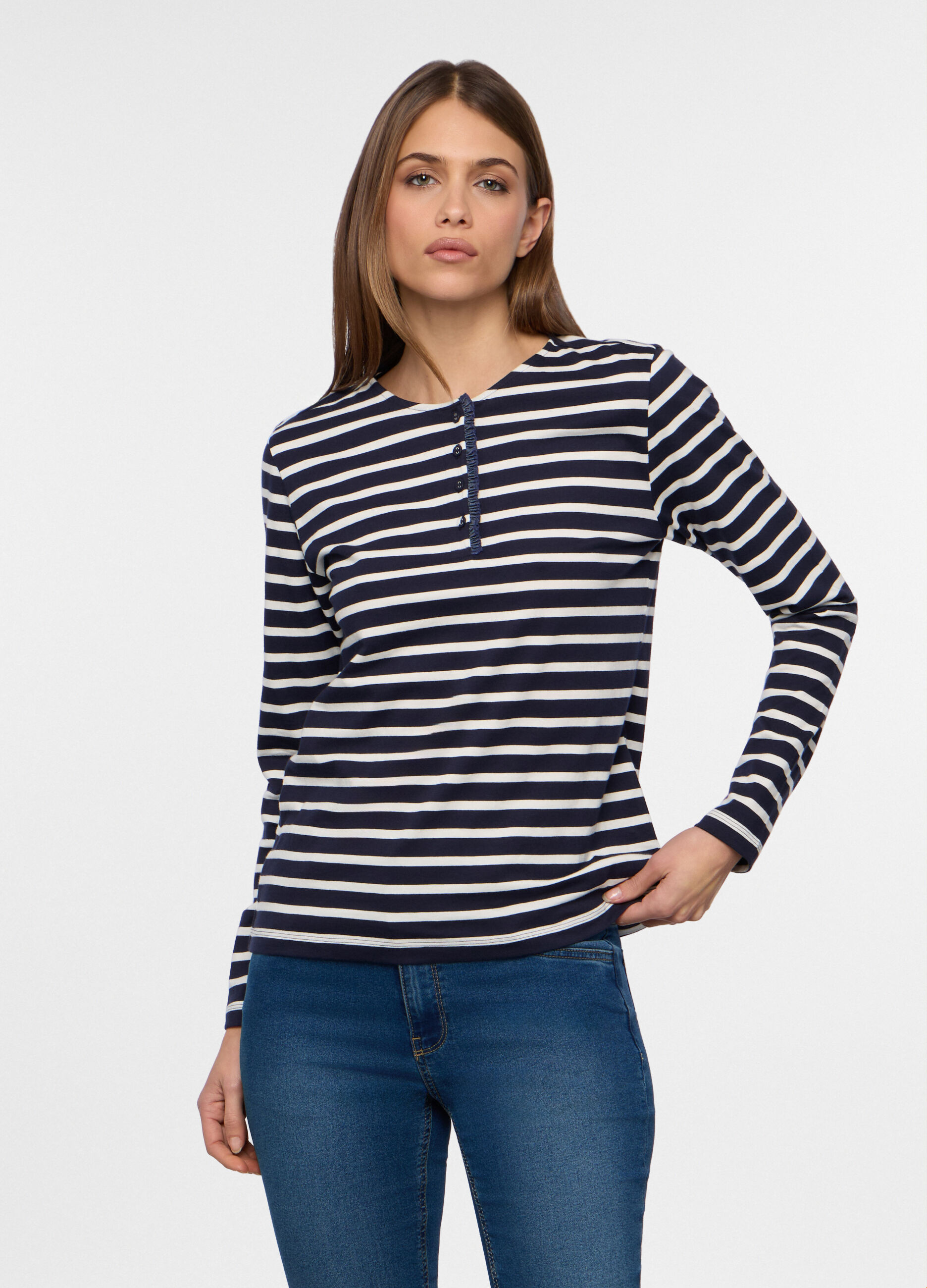 T-shirt girocollo donna_0