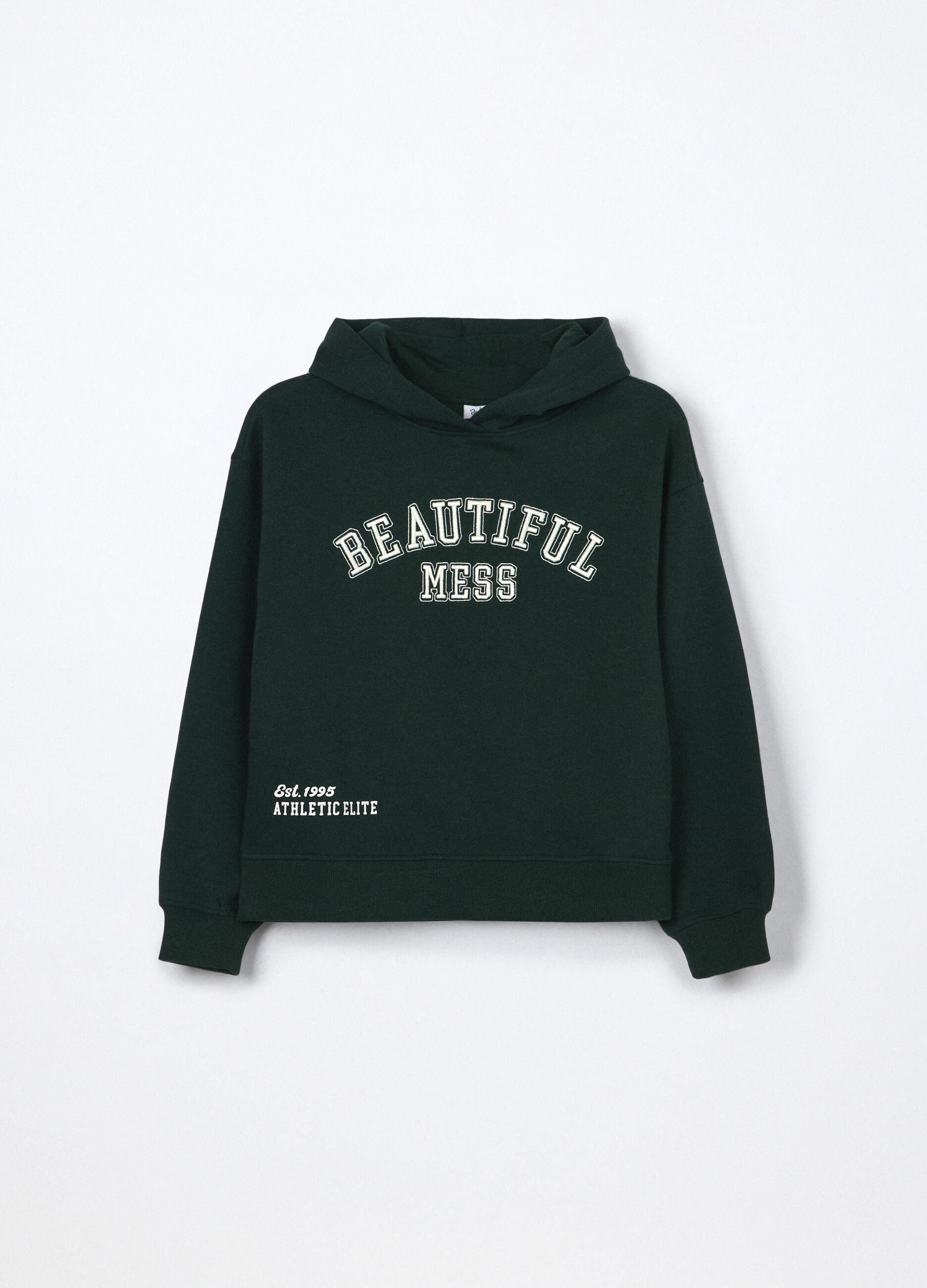 Felpa misto cotone ragazza_0