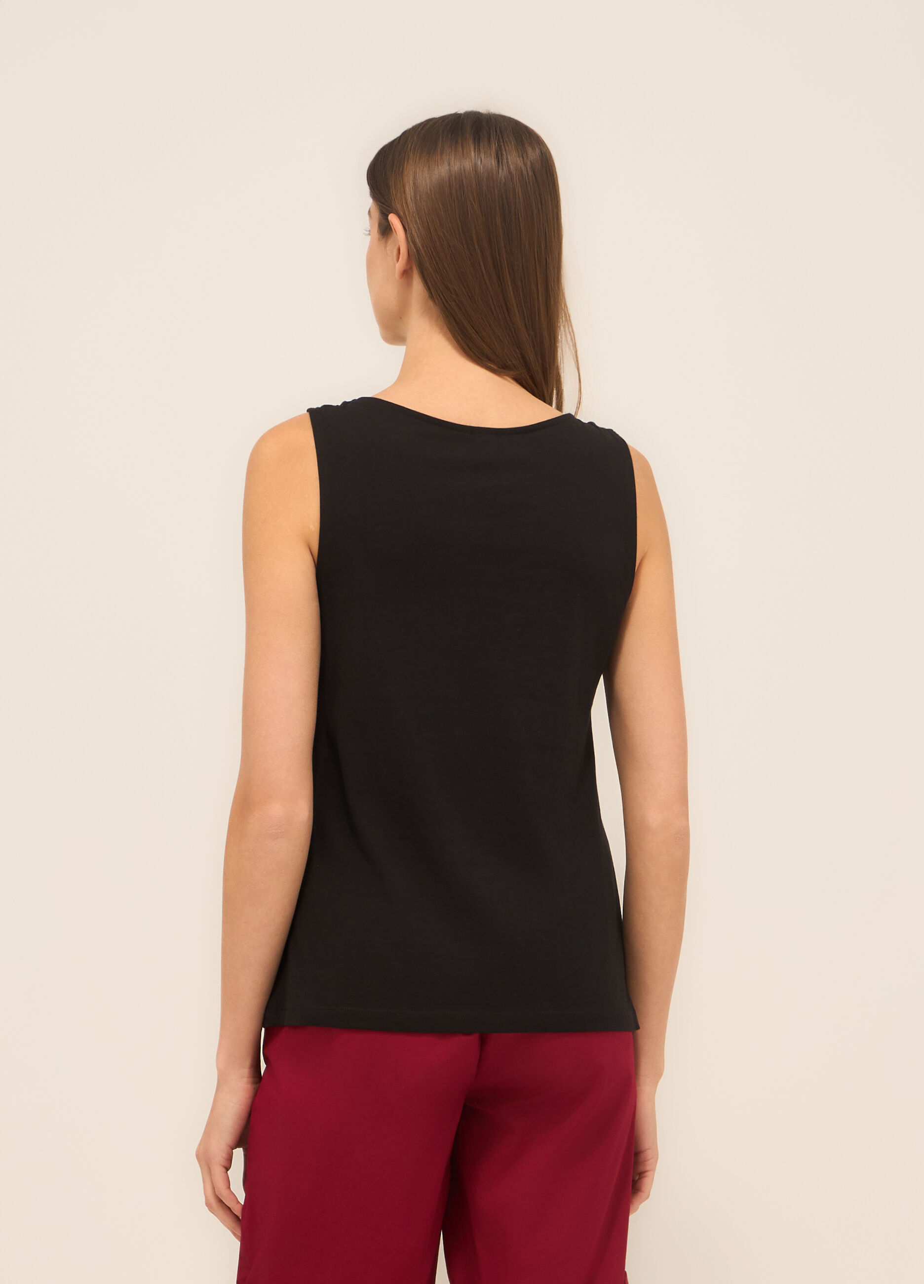 Canotta in puro cotone donna_1