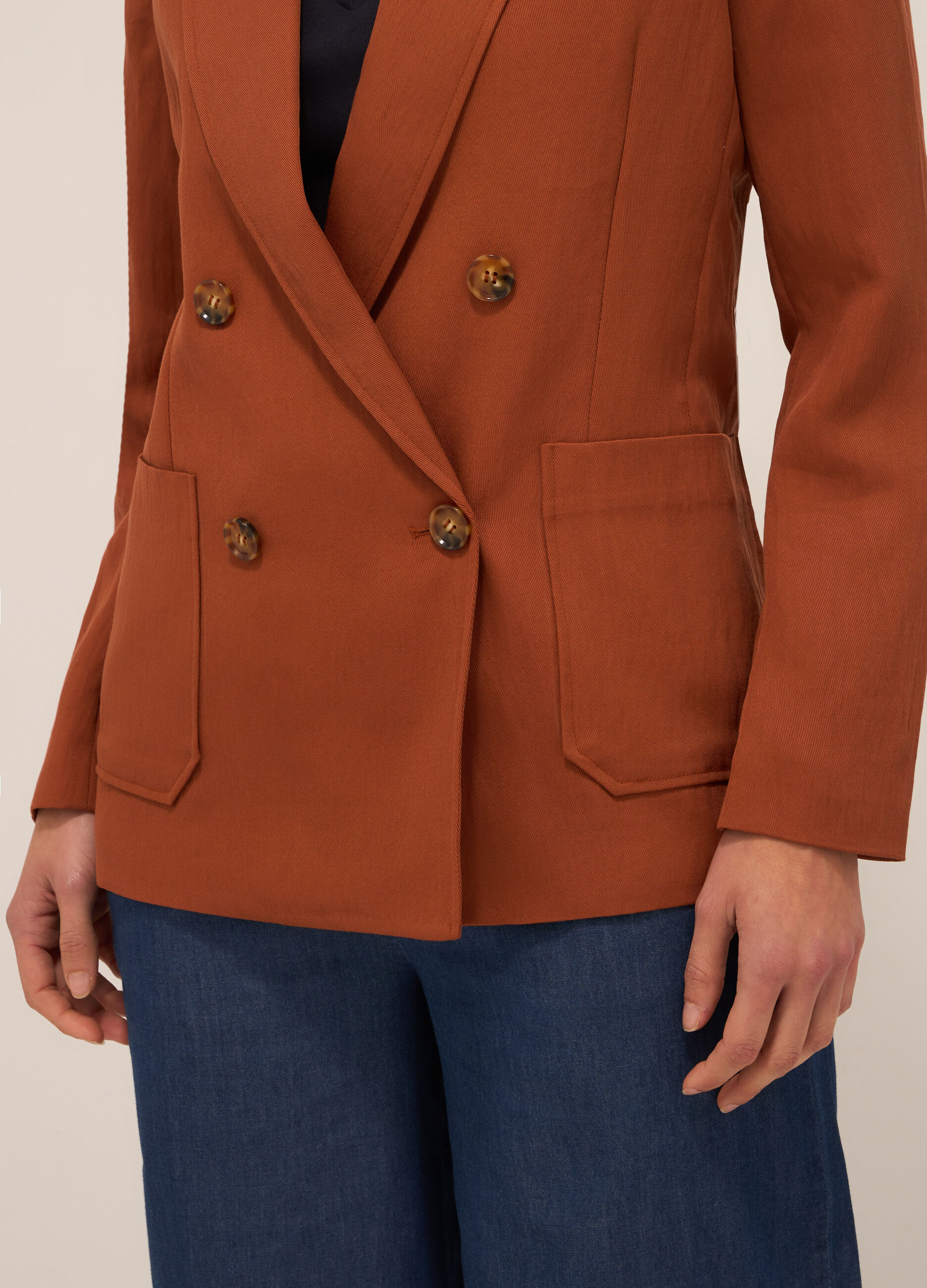 Blazer misto viscosa donna_2