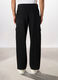 Jeans cargo in denim di puro cotone uomo_1