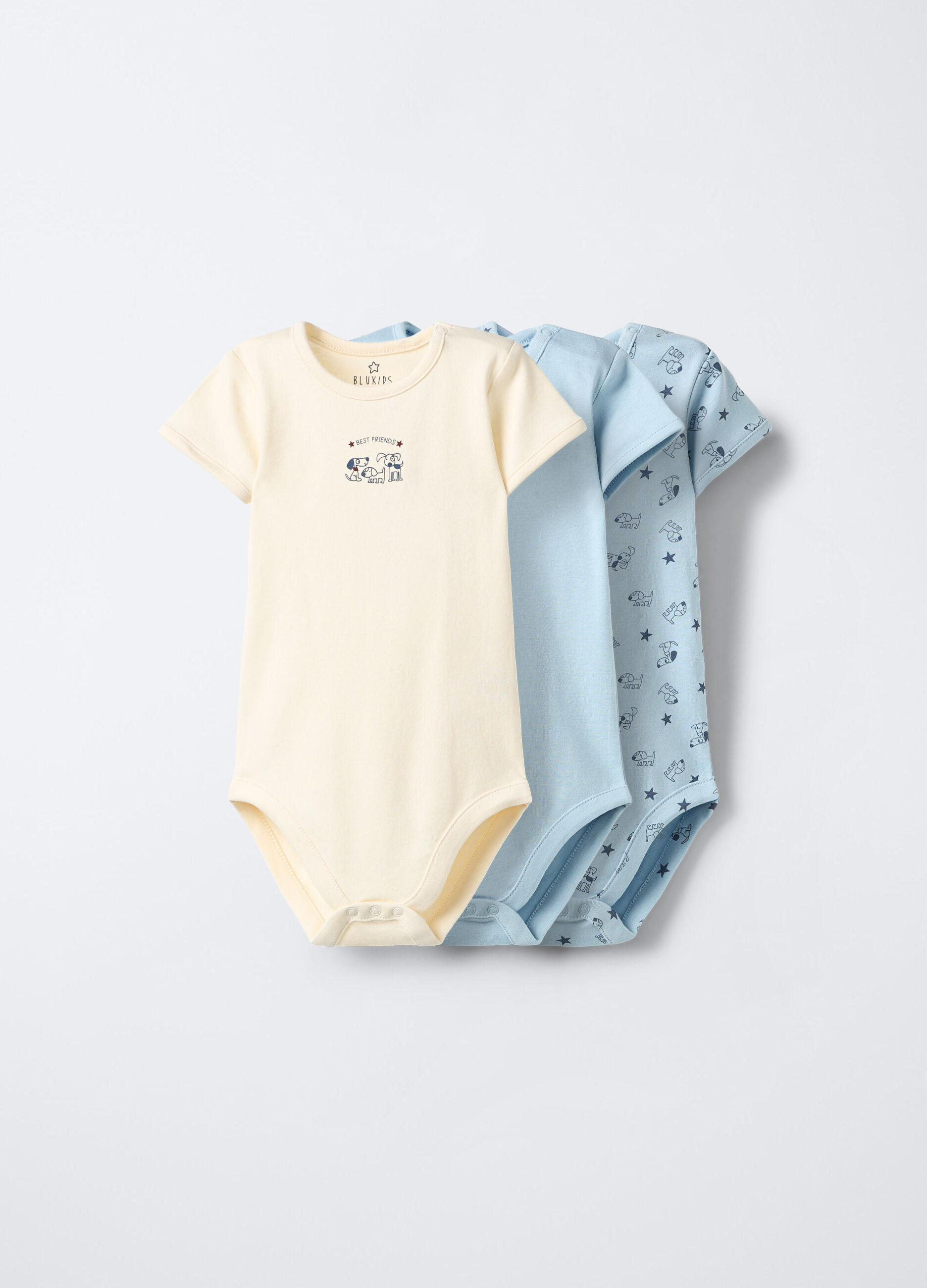 Pack 3 body in interlock di puro cotone _0