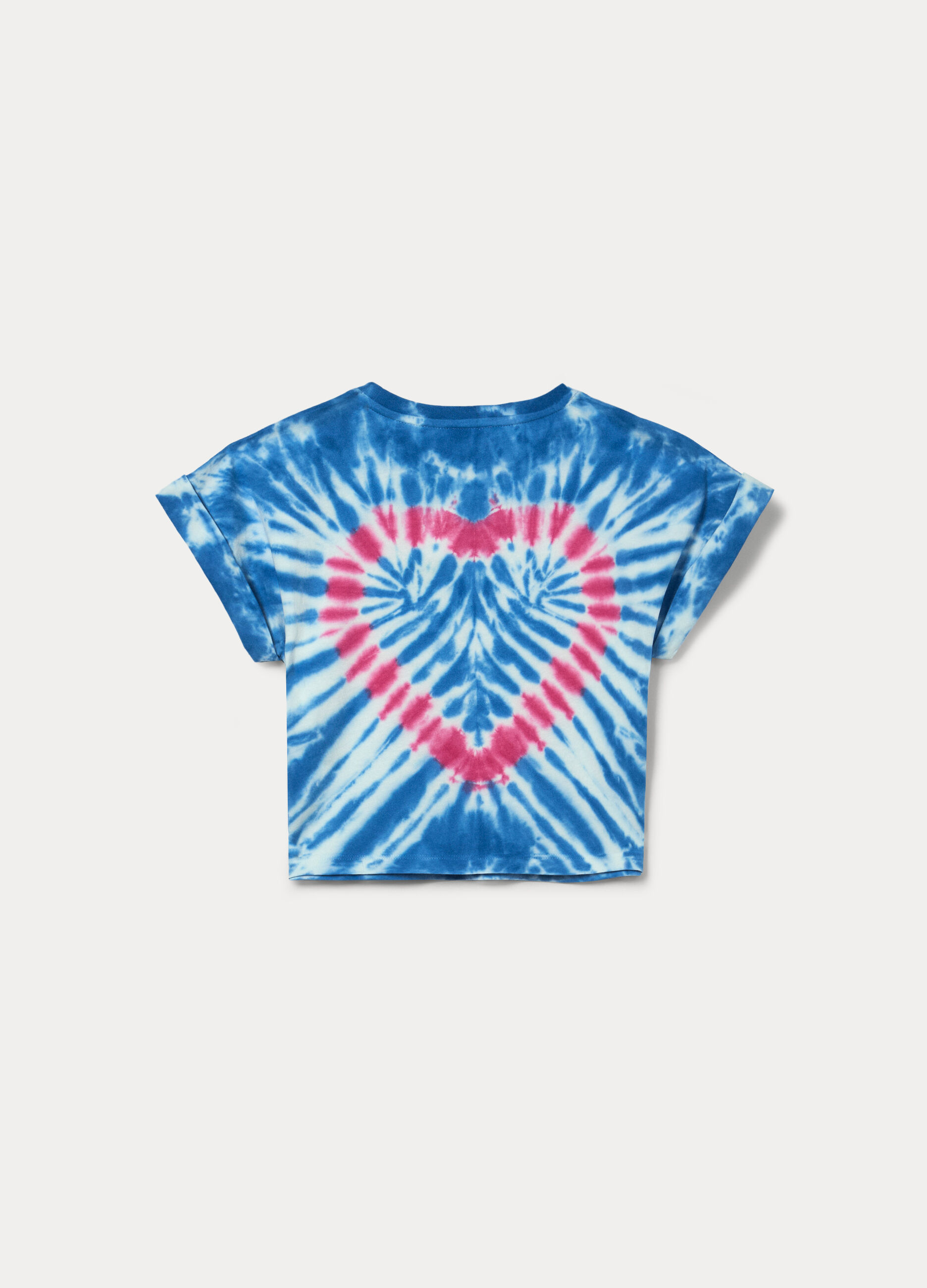 T-shirt boxy fit in jersey di puro cotone ragazza_1