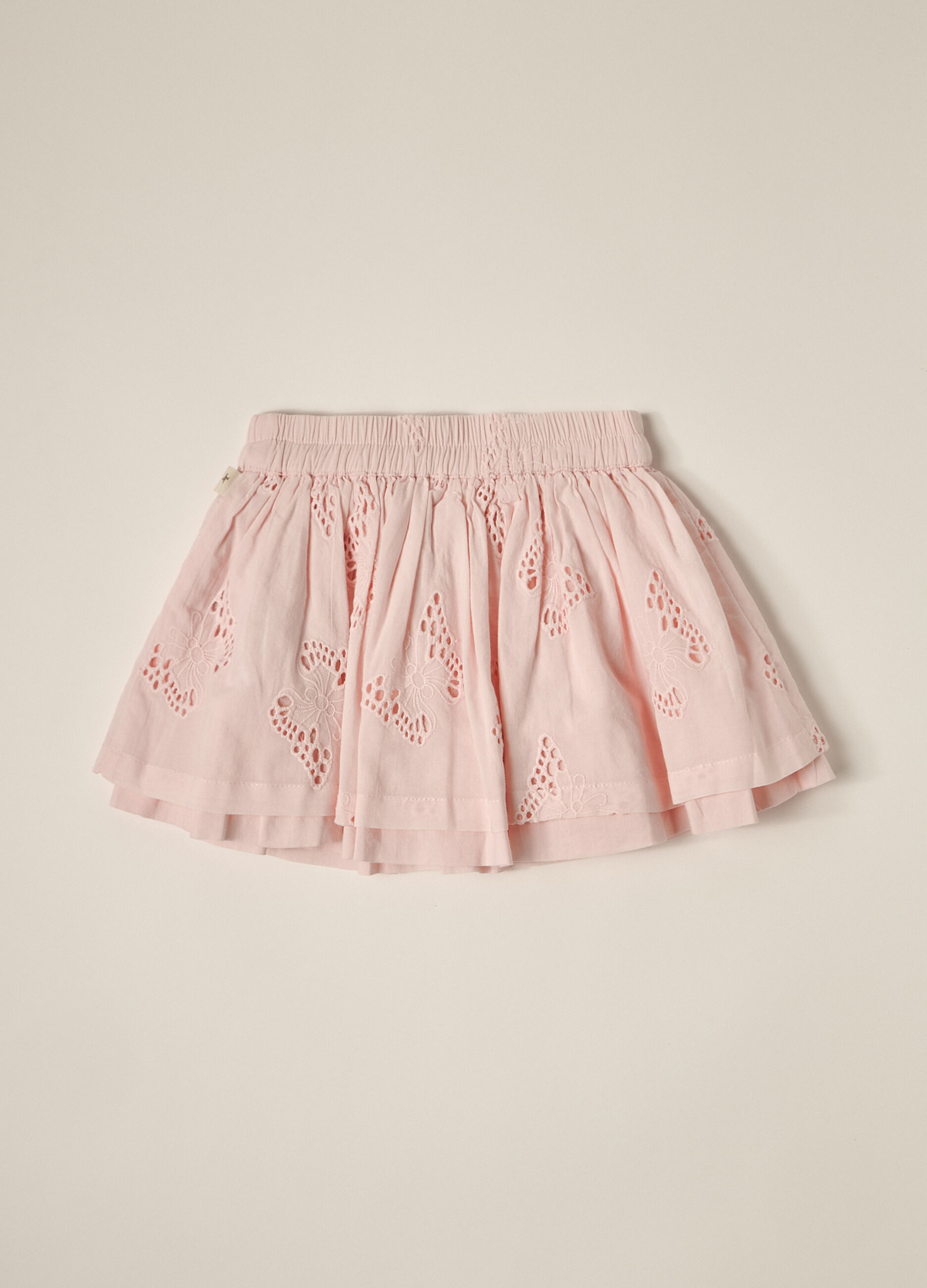 Gonna in puro cotone Sangallo IANA neonata_2