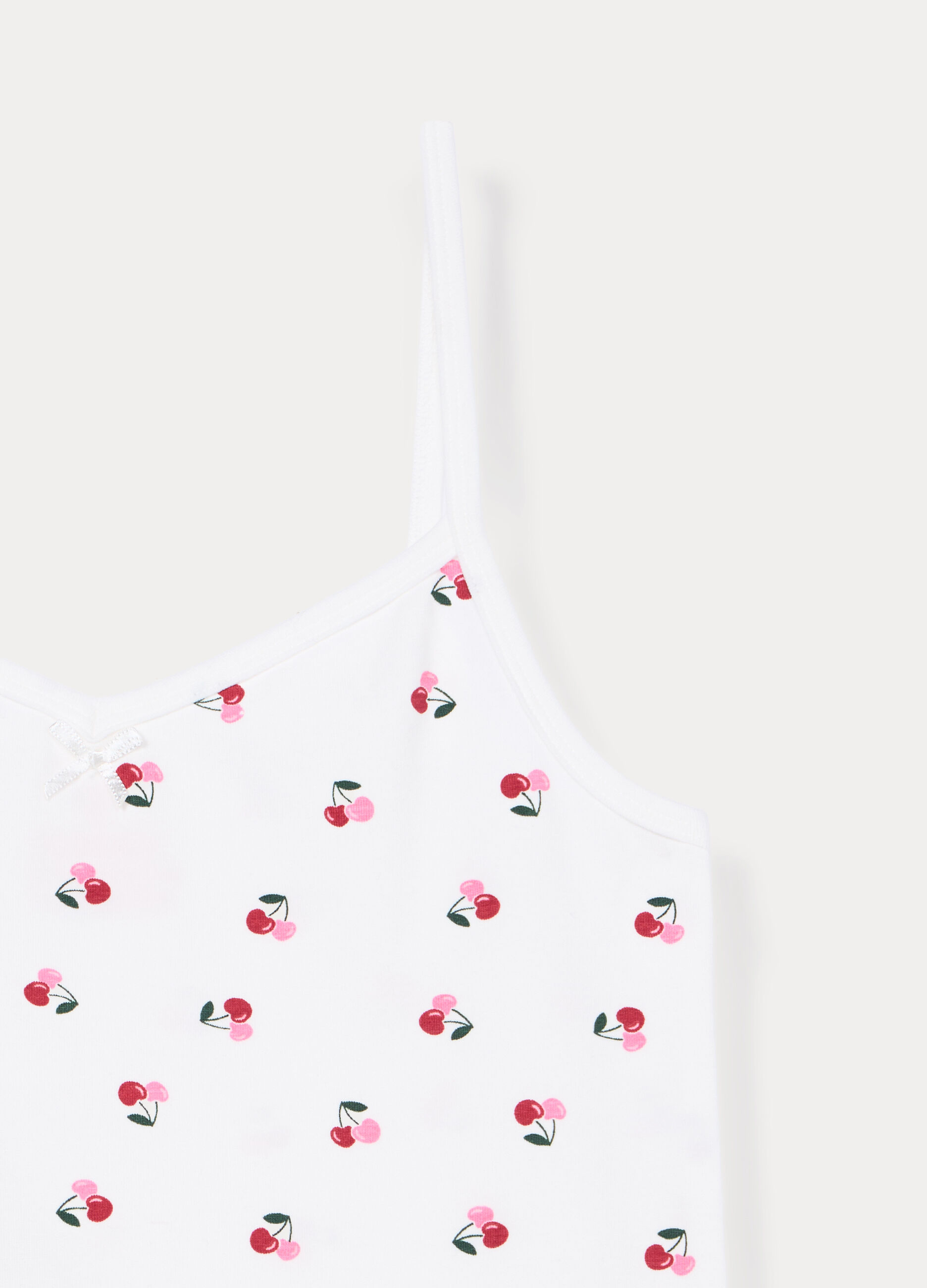 Pack 2 canotte intime in jersey di cotone stretch bambina_2