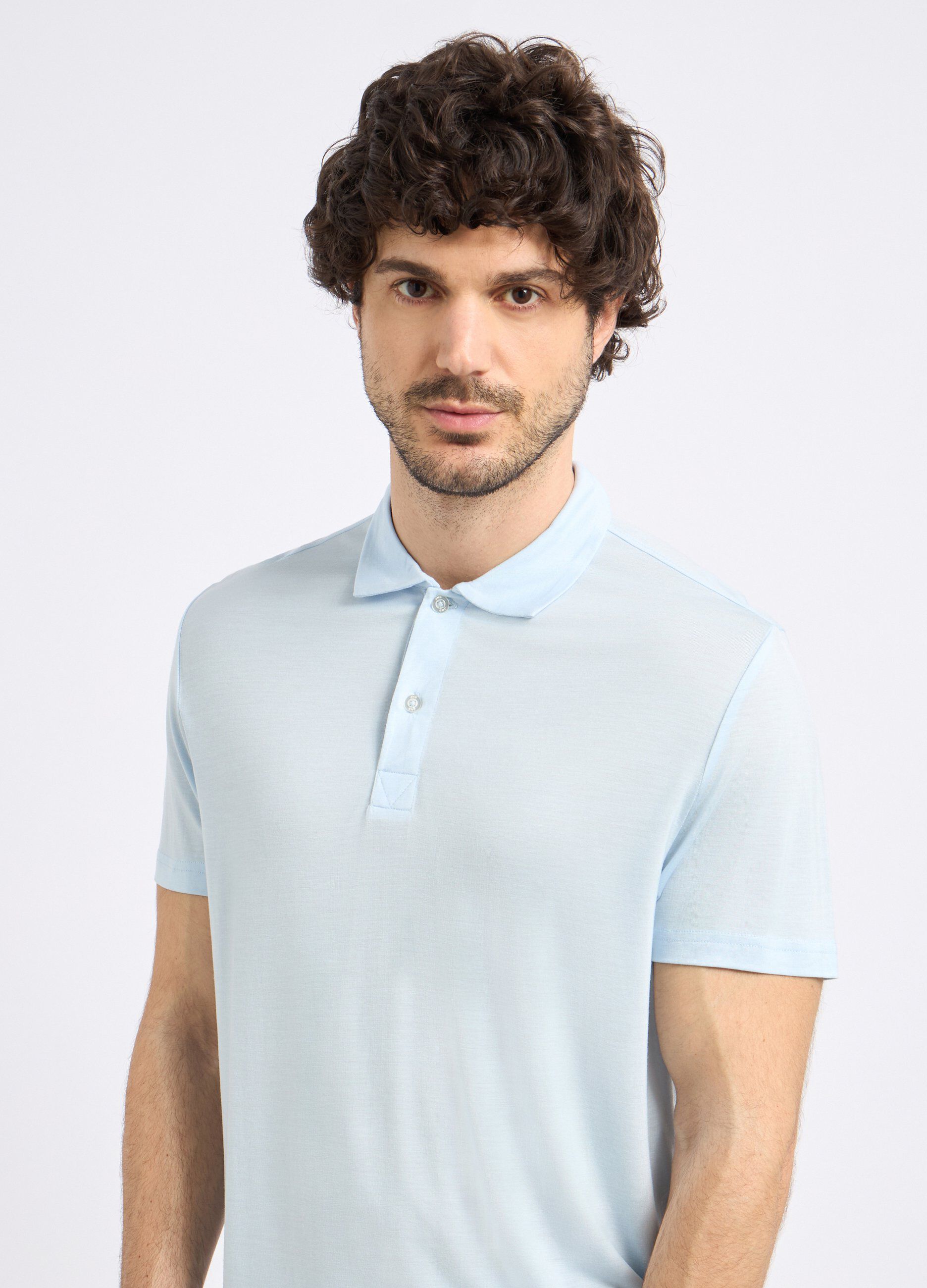 Polo in pura lyocell uomo_2