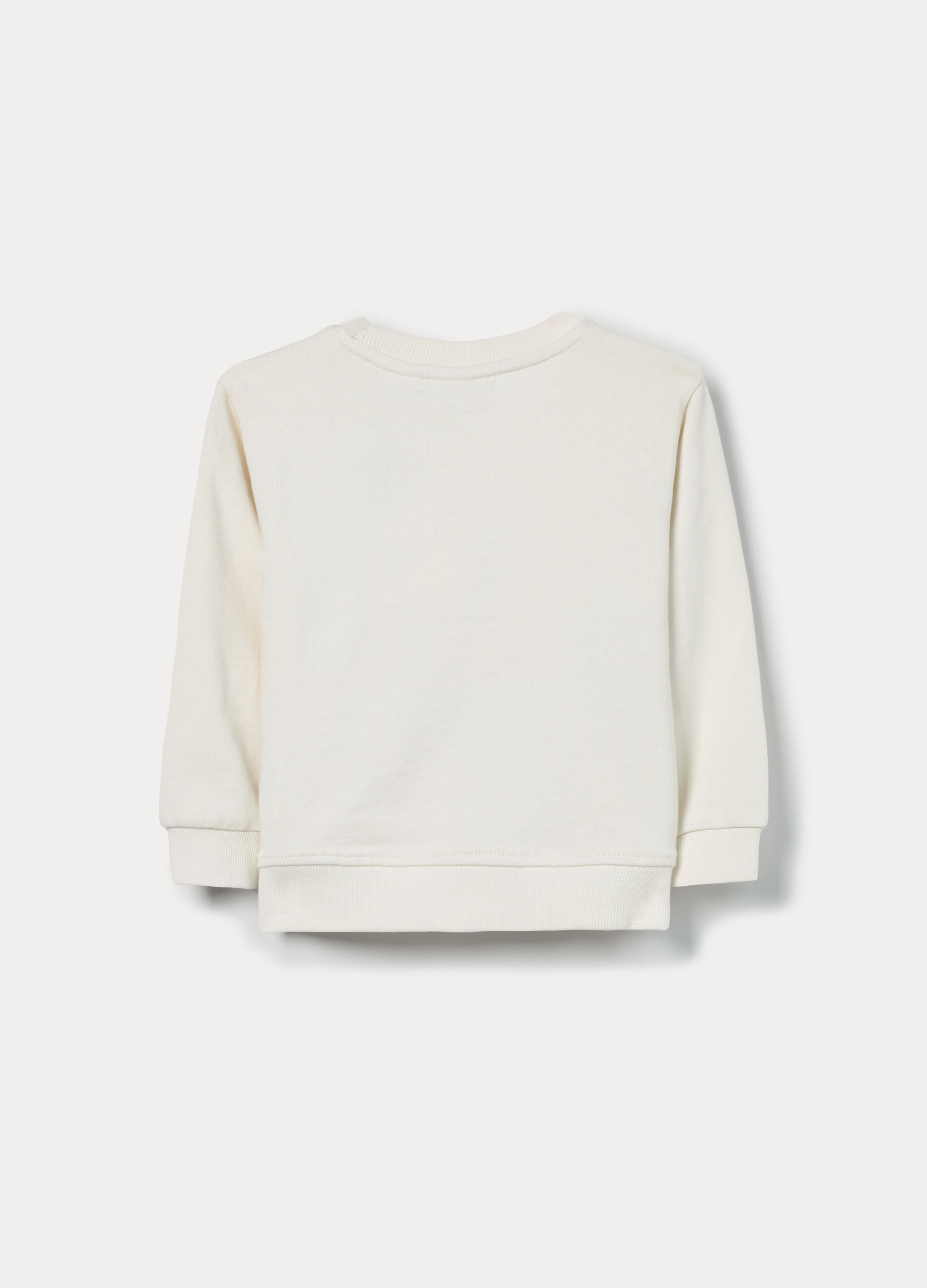 Felpa in french terry di puro cotone bimbo_1