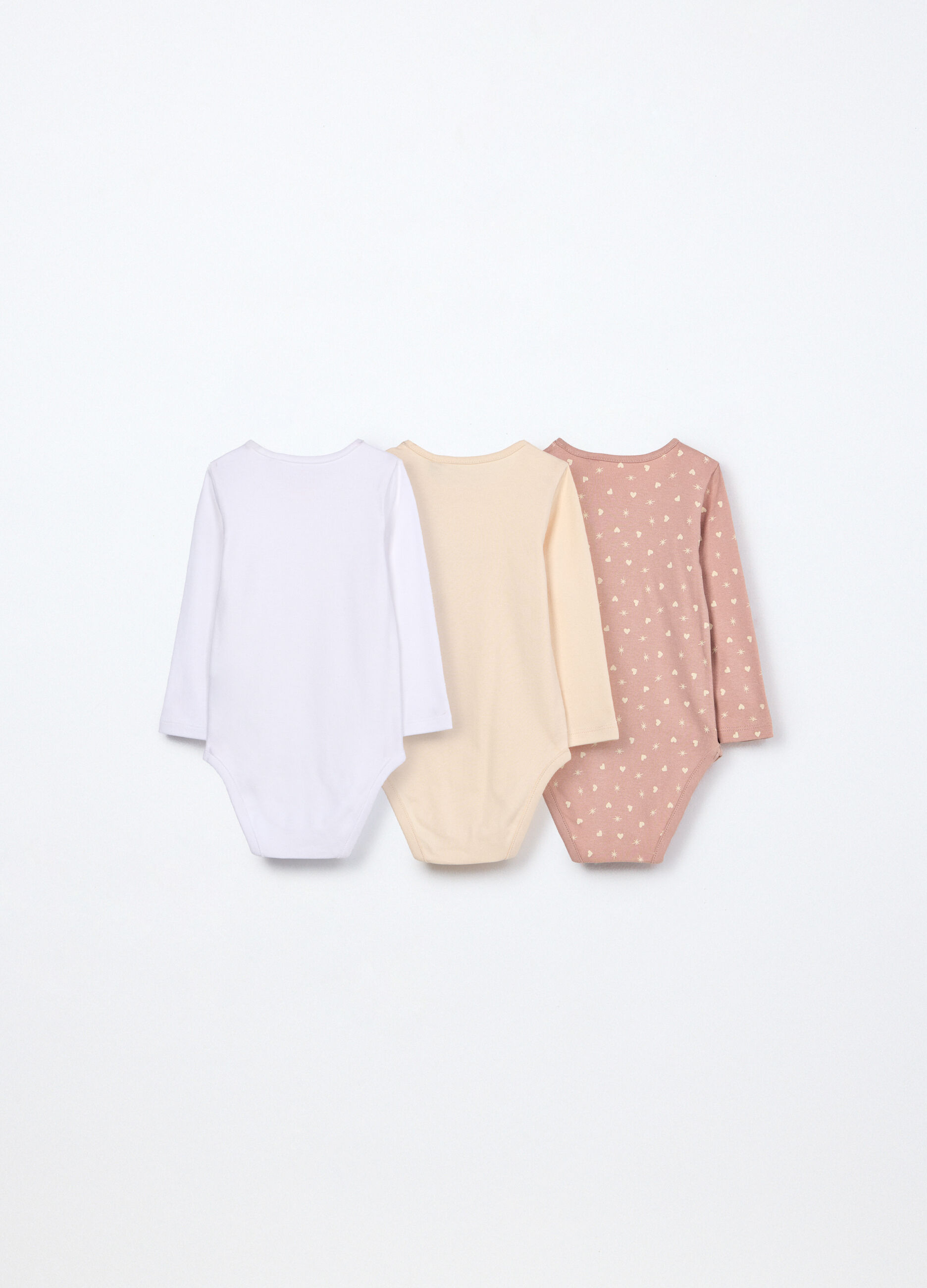 Pack 3 body in interlock di puro cotone neonata_1