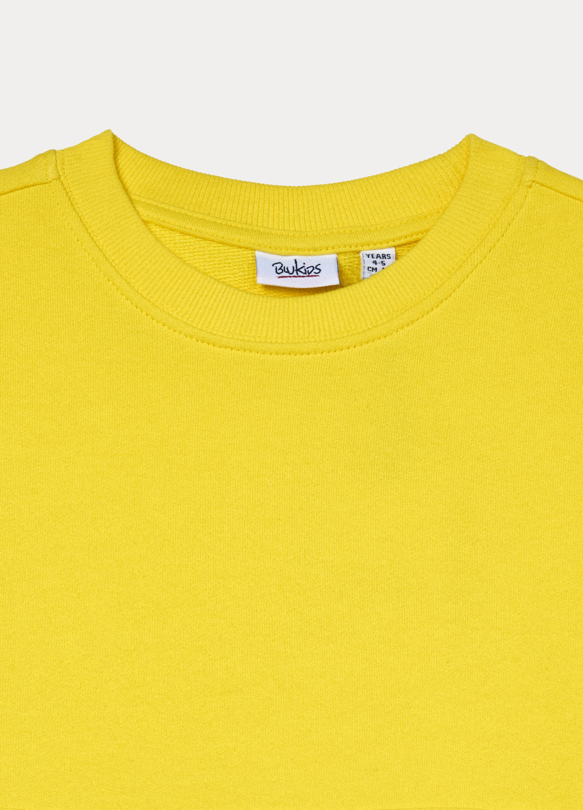 Felpa girocollo in french terry di puro cotone bambino_2