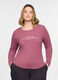T-shirt girocollo stretch donna curvy_0