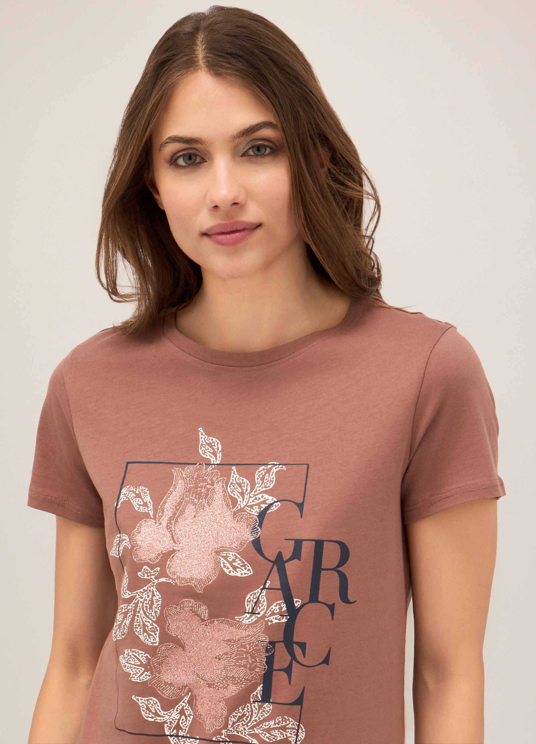 T-shirt in puro cotone donna_2