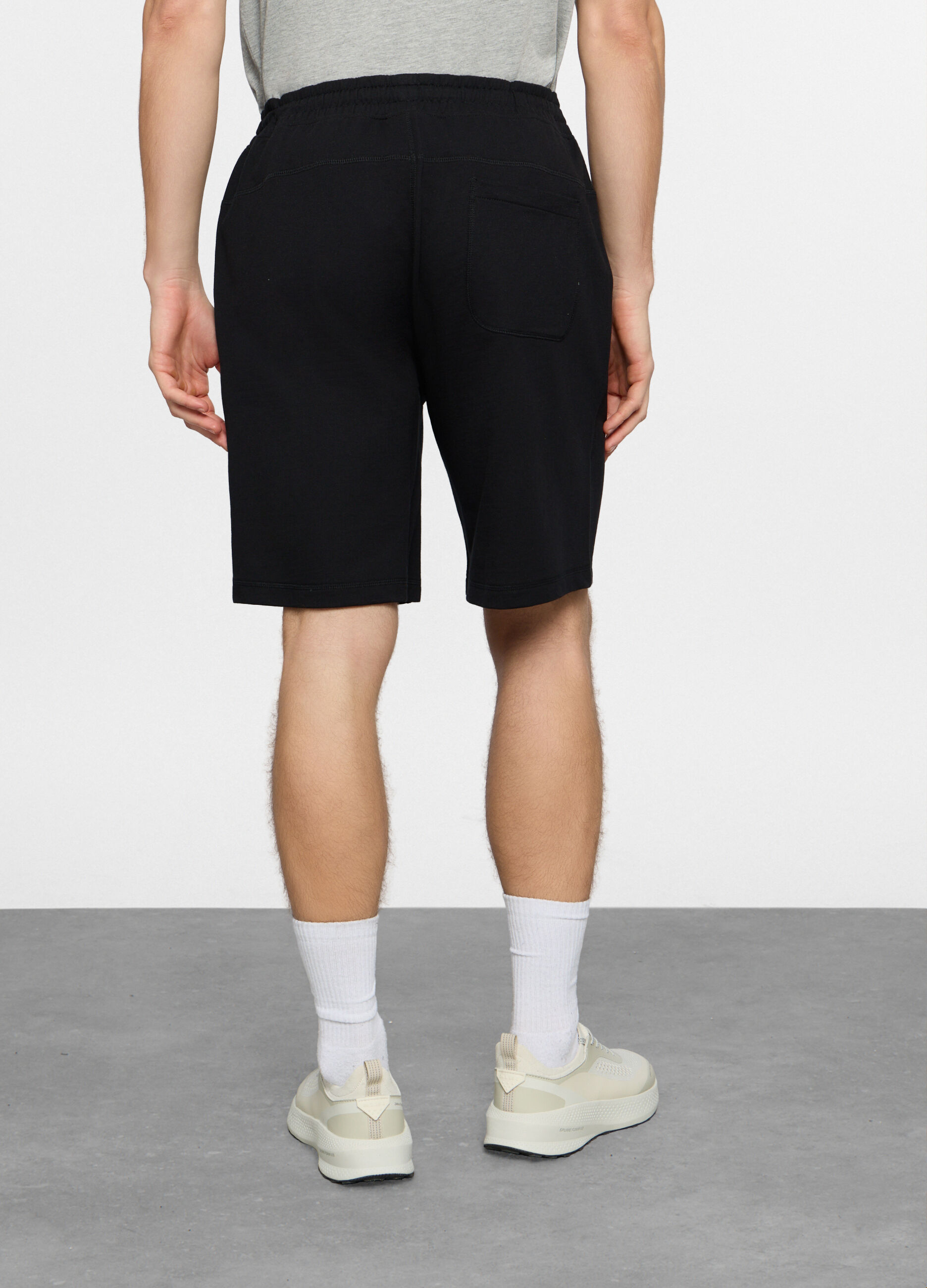 Bermuda in felpa di cotone uomo_1