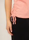 T-shirt smanicata in cotone stretch donna_2