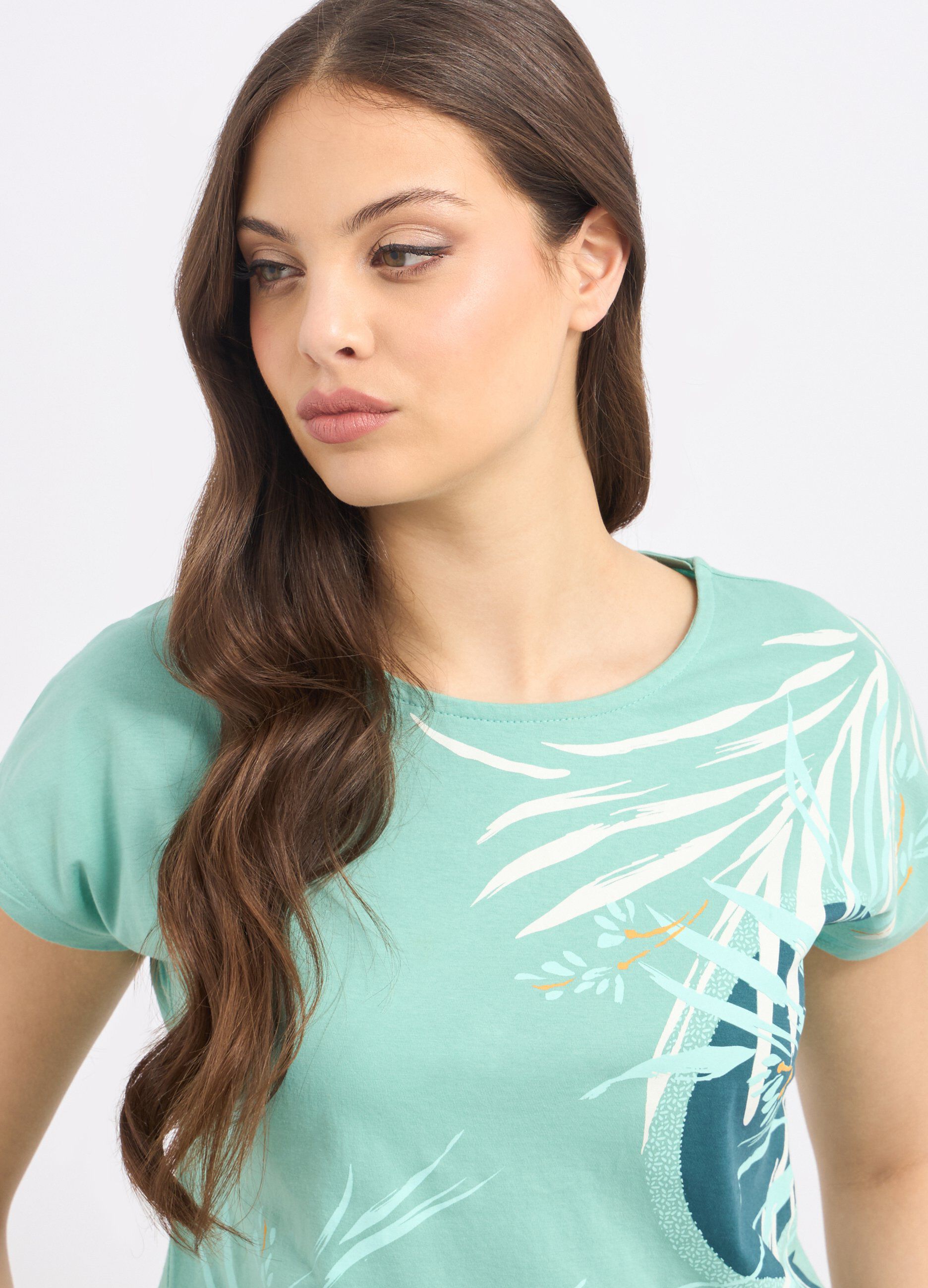 T-shirt in puro cotone donna