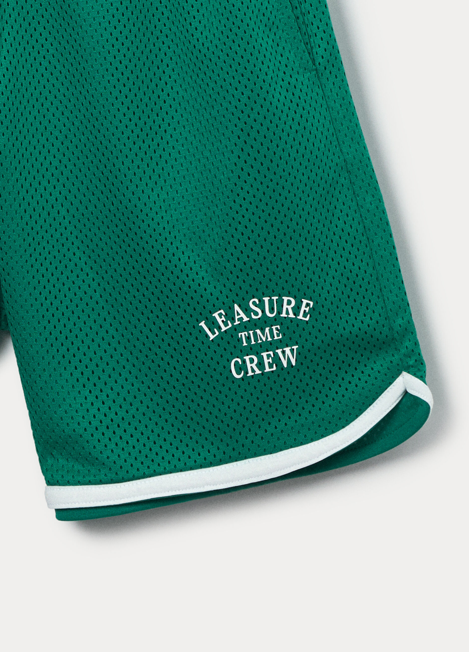 Shorts in tessuto mesh ragazza_2