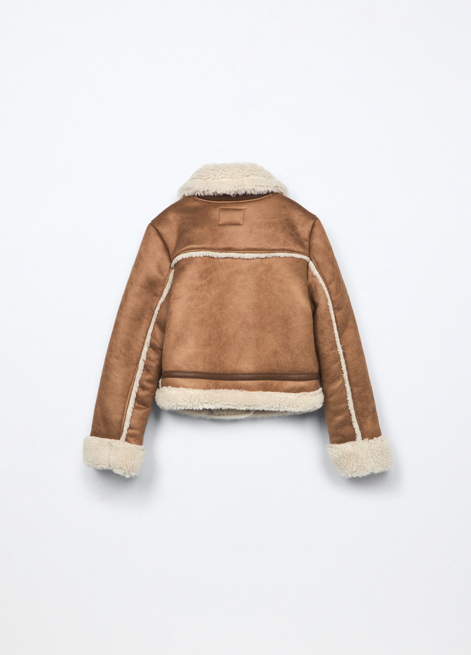 Eco montone full zip ragazza_1