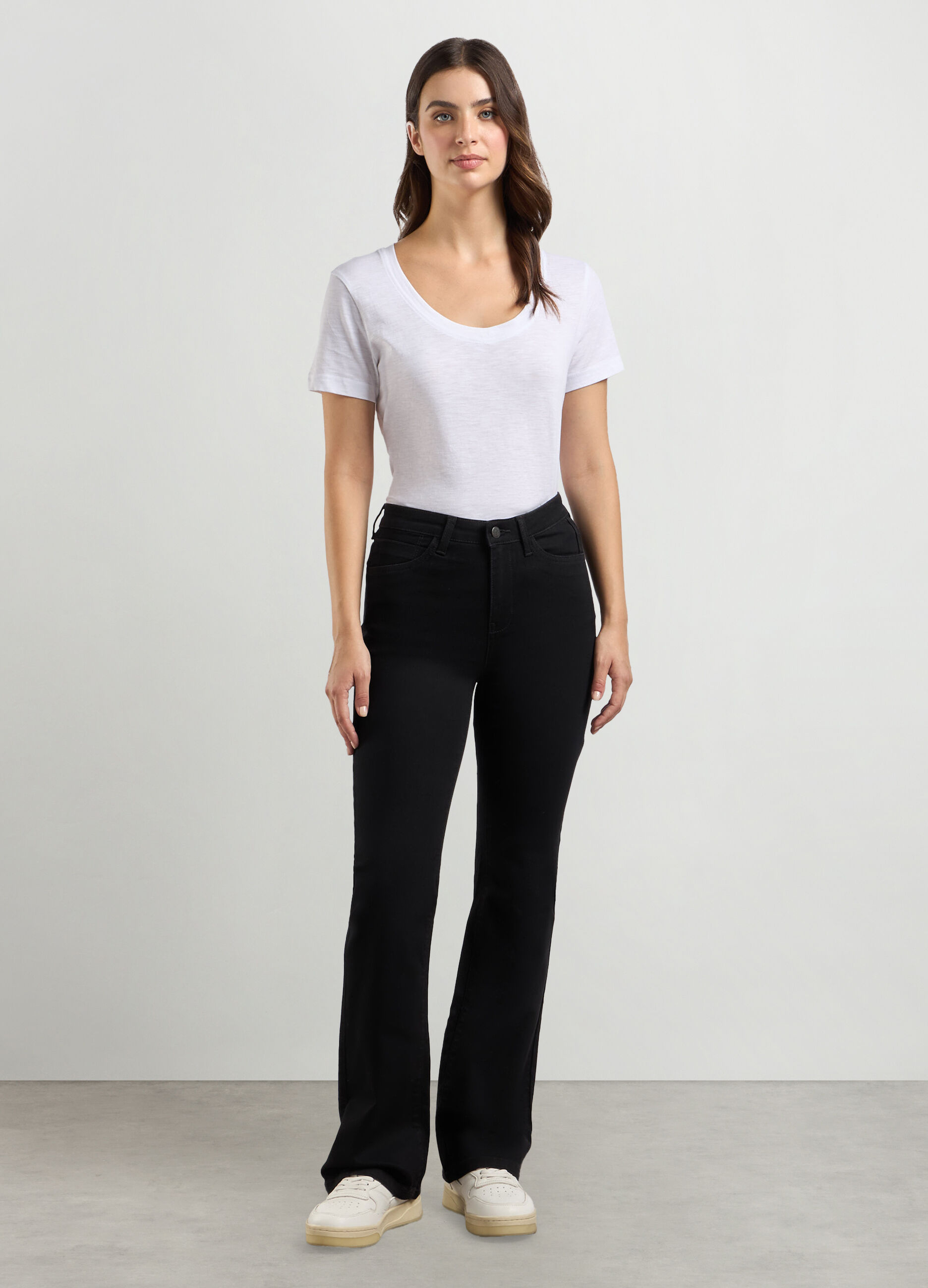 Treggings in misto cotone stretch donna_0