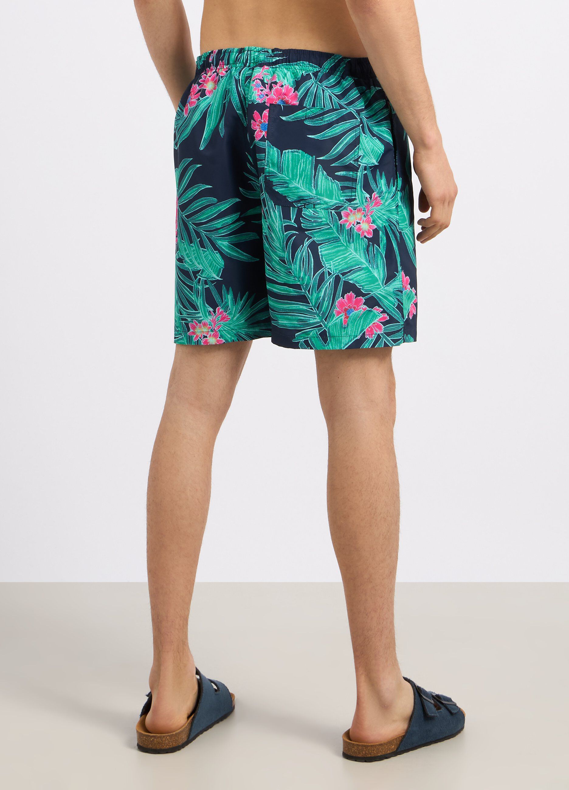 Costume shorts con stampa uomo