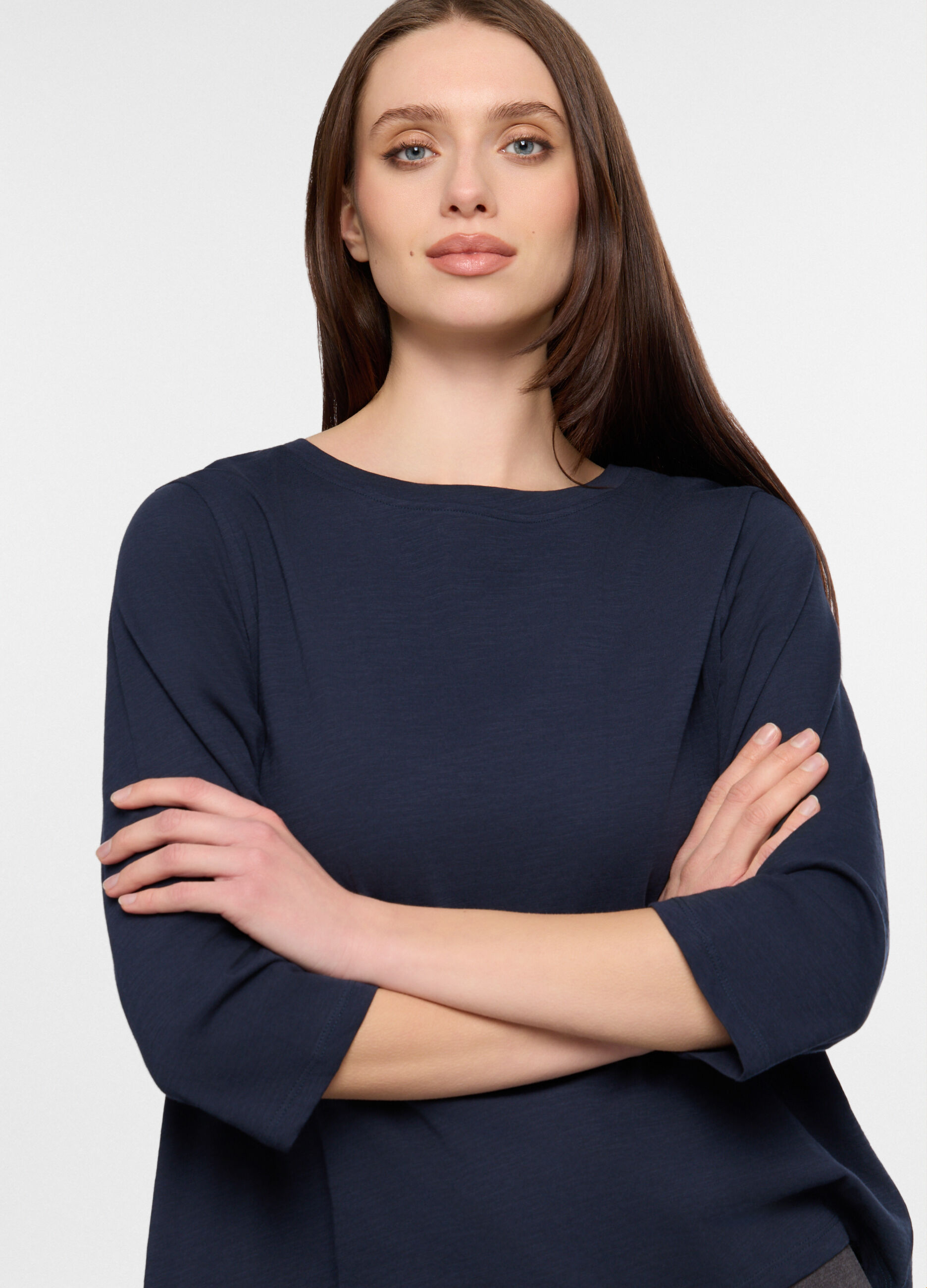 T-shirt girocollo donna_2