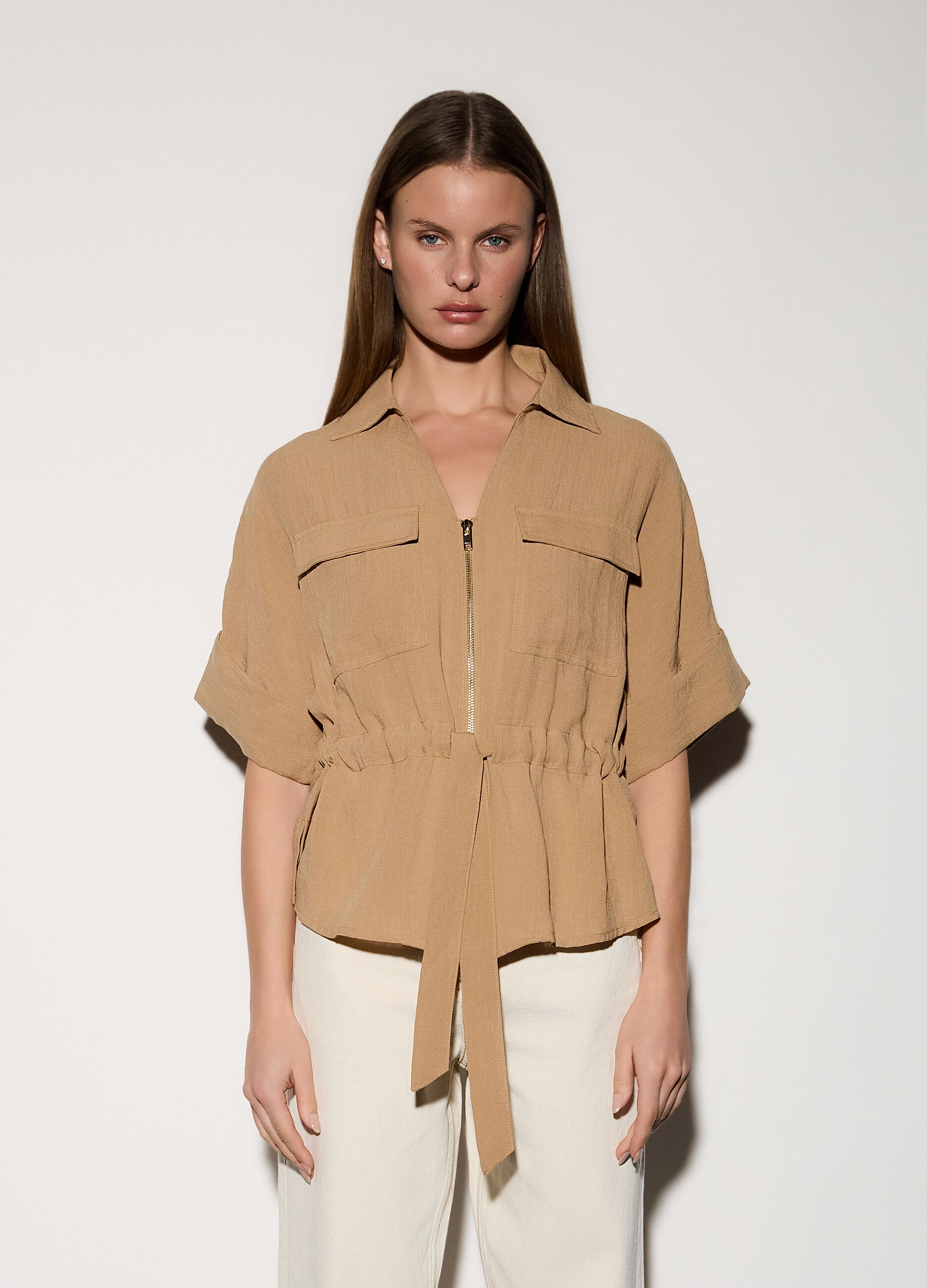 Blusa misto viscosa donna_1