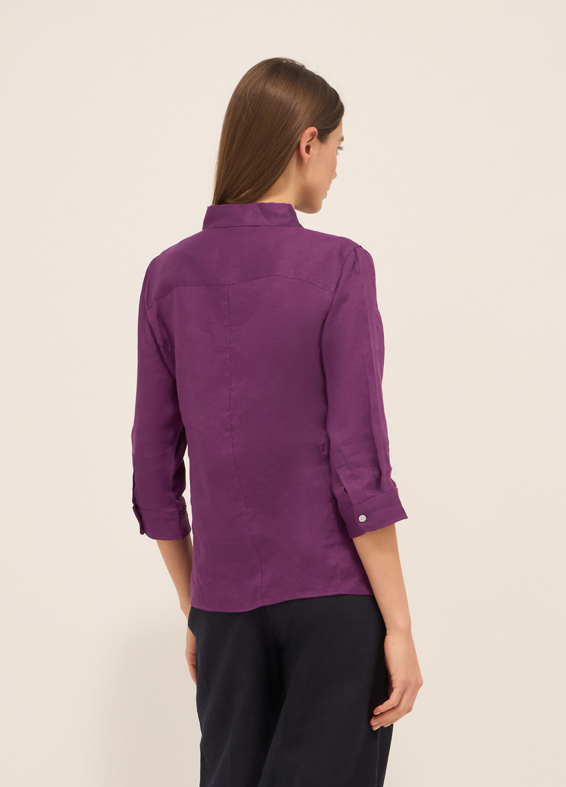Camicia in puro lino donna_1