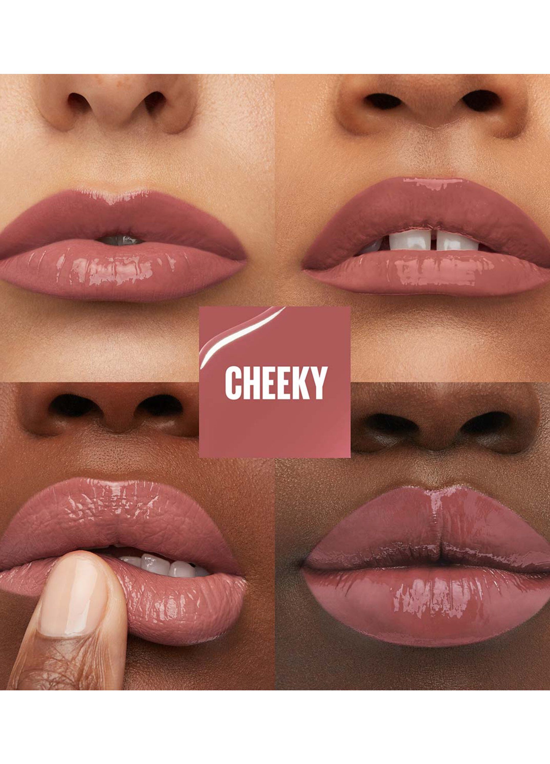 Rossetto rossetto a lunga tenuta effetto vinilico superstay vinyl ink 35 cheeky.
