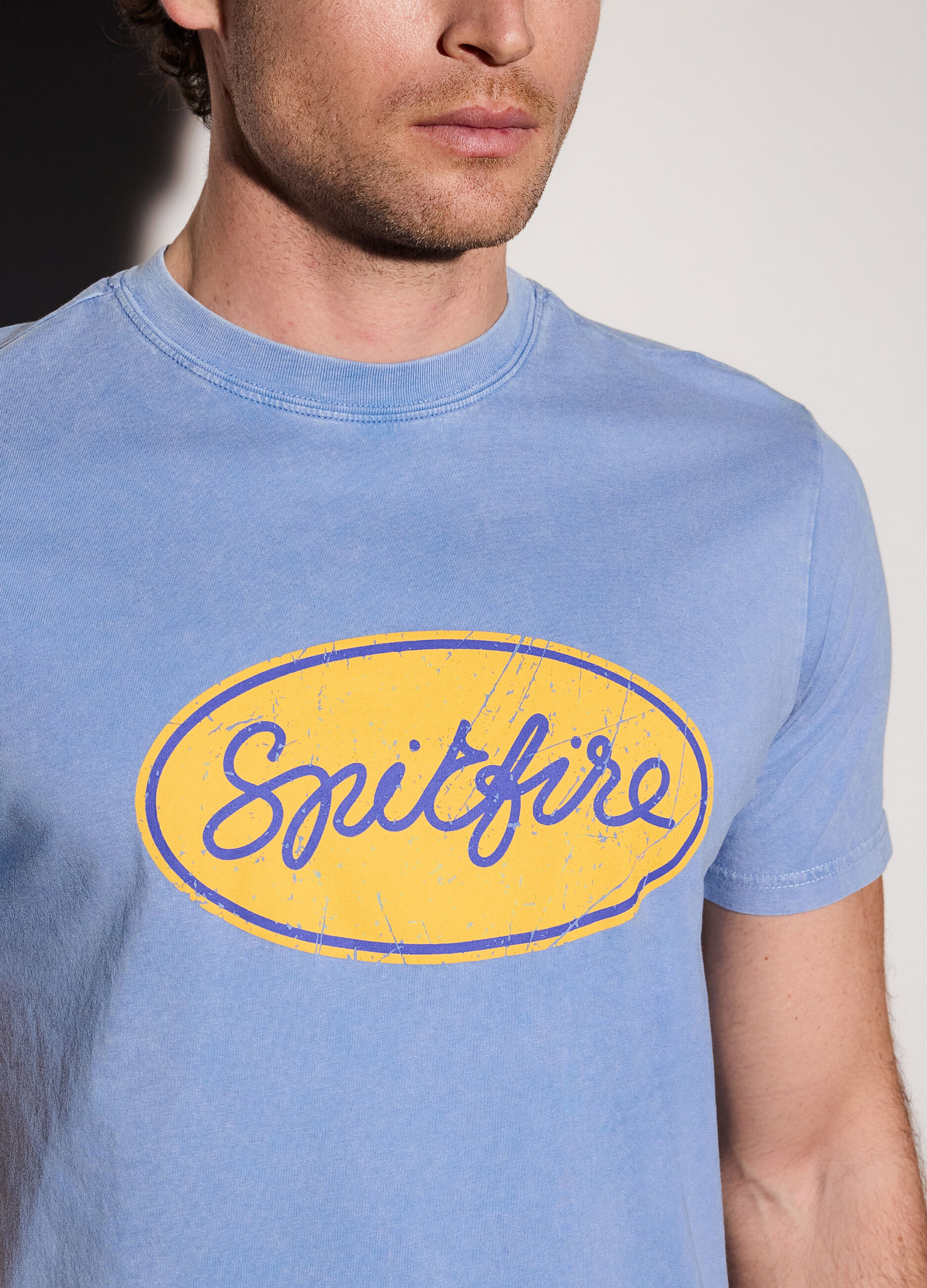 T-shirt in jersey di cotone con stampa uomo_2