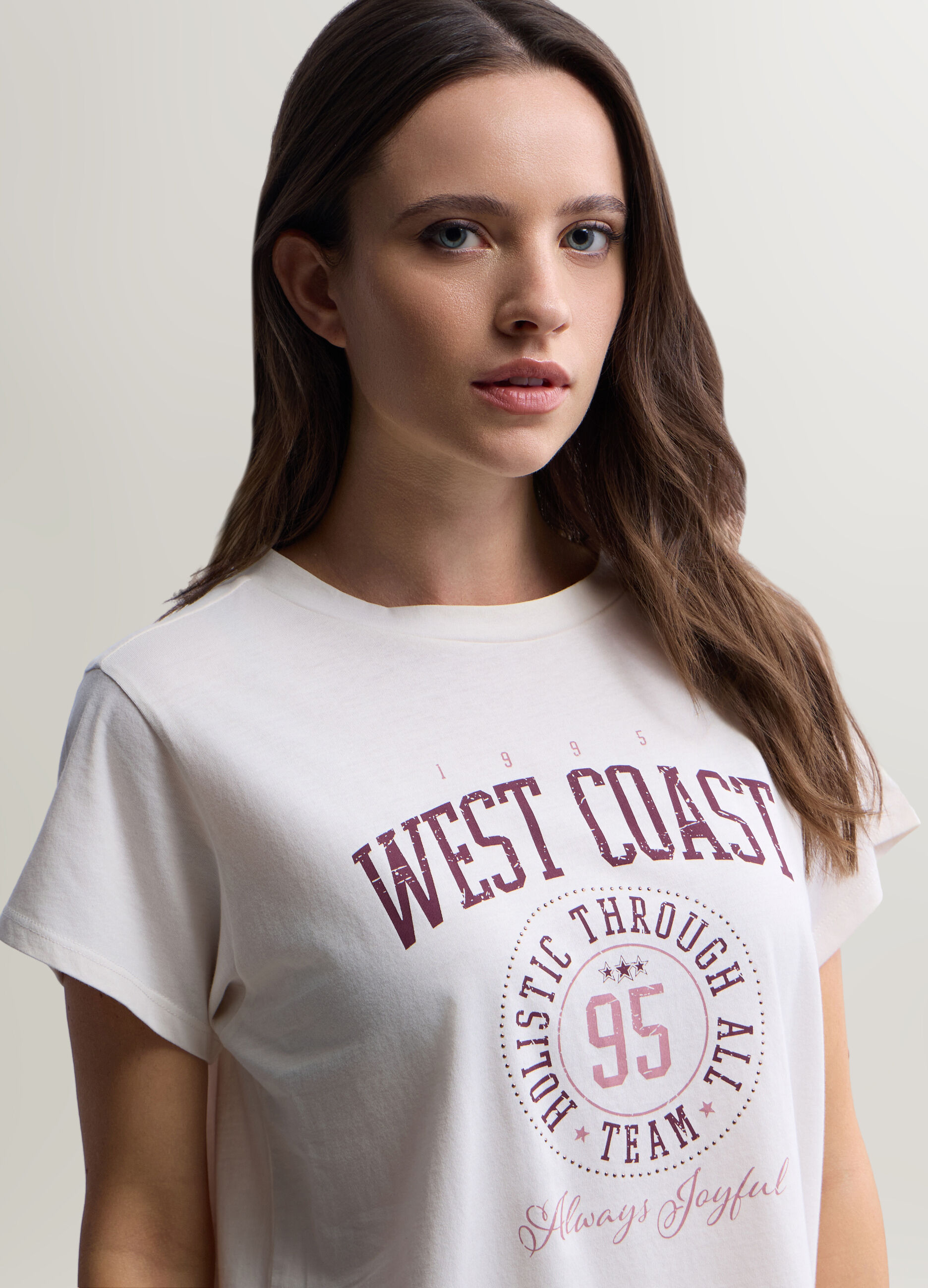 T-shirt girocollo donna_2