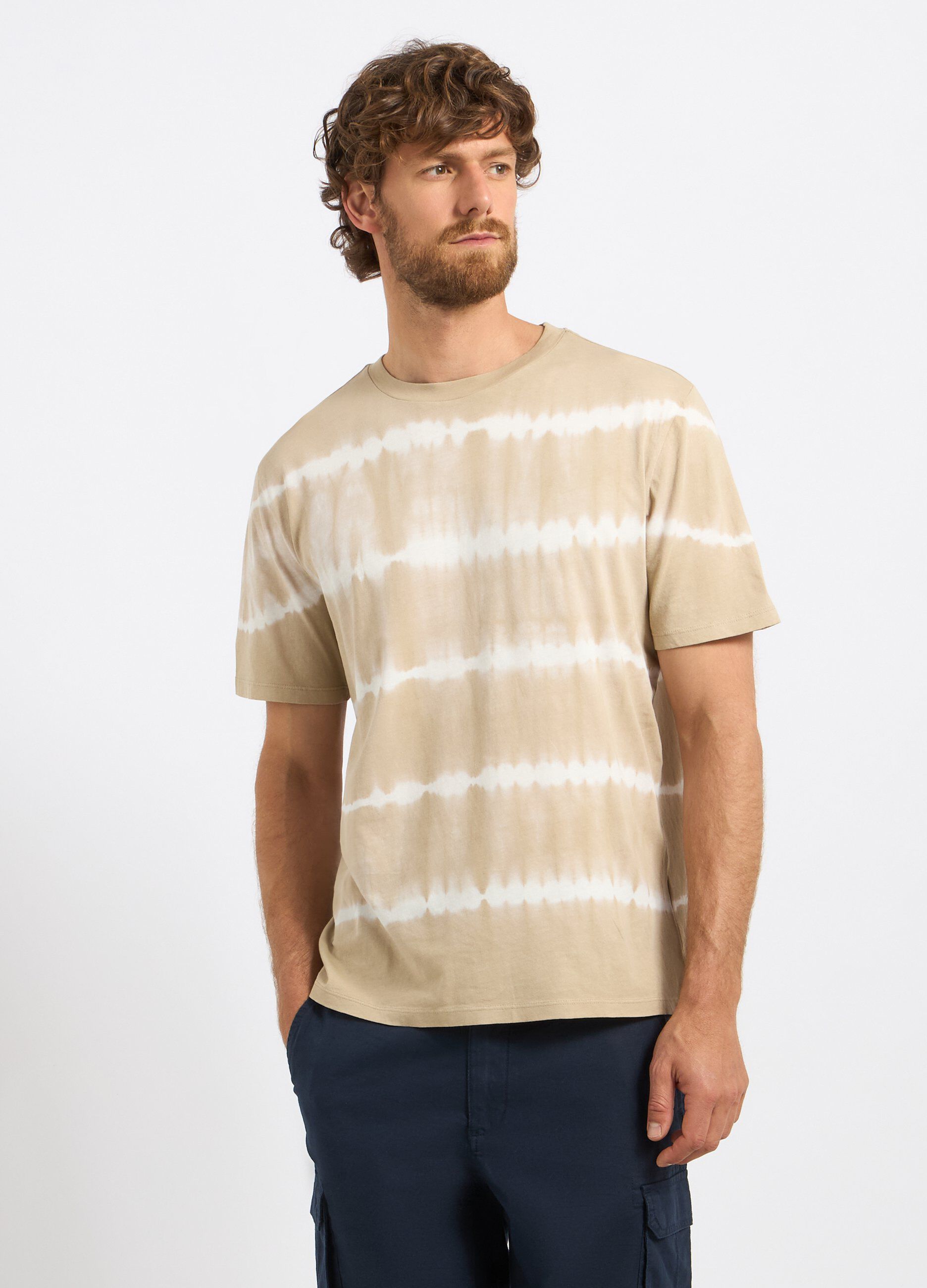 T-shirt tie dye in puro cotone uomo_0