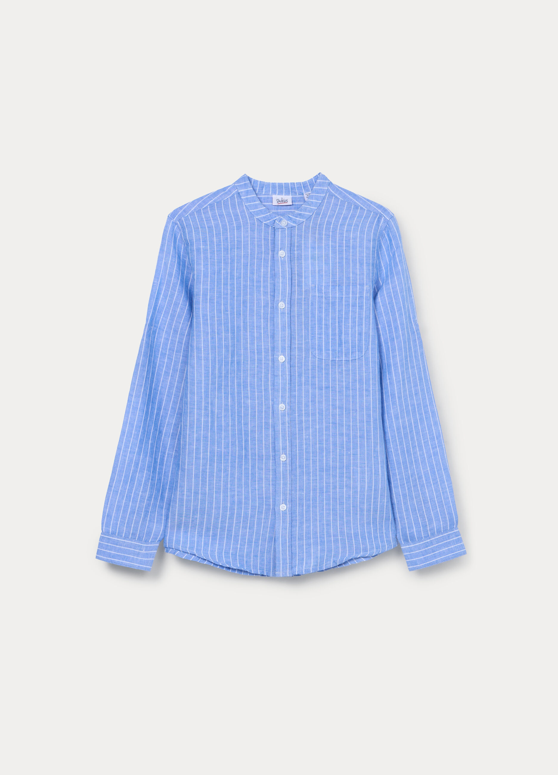 Camicia misto lino regolar fit ragazzo_0