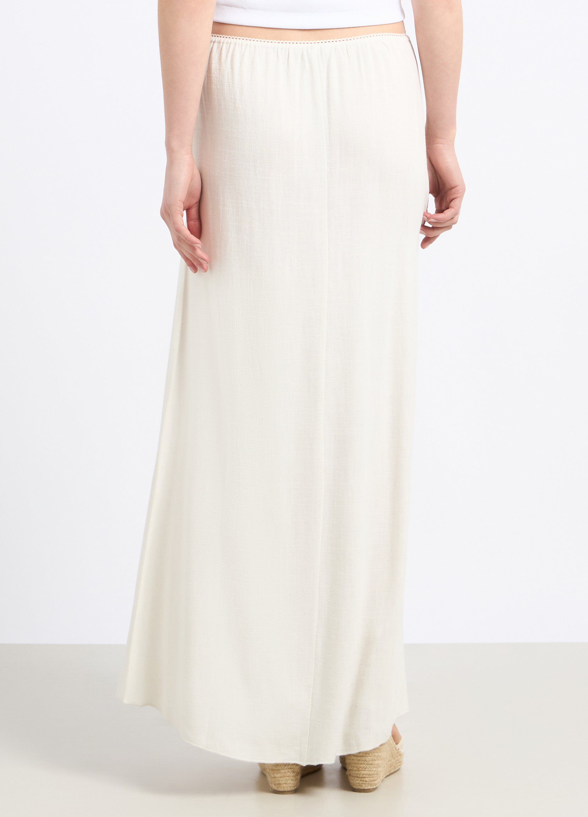 Gonna lunga in misto lino donna_1