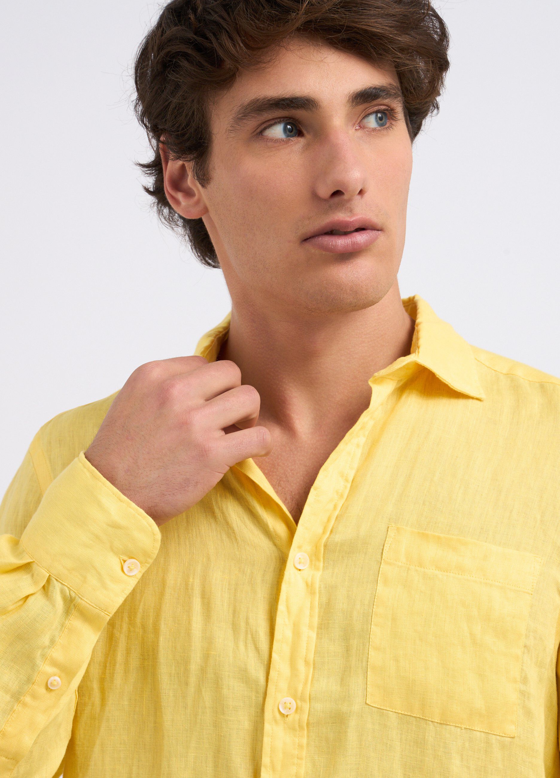 Camicia in puro lino uomo_2